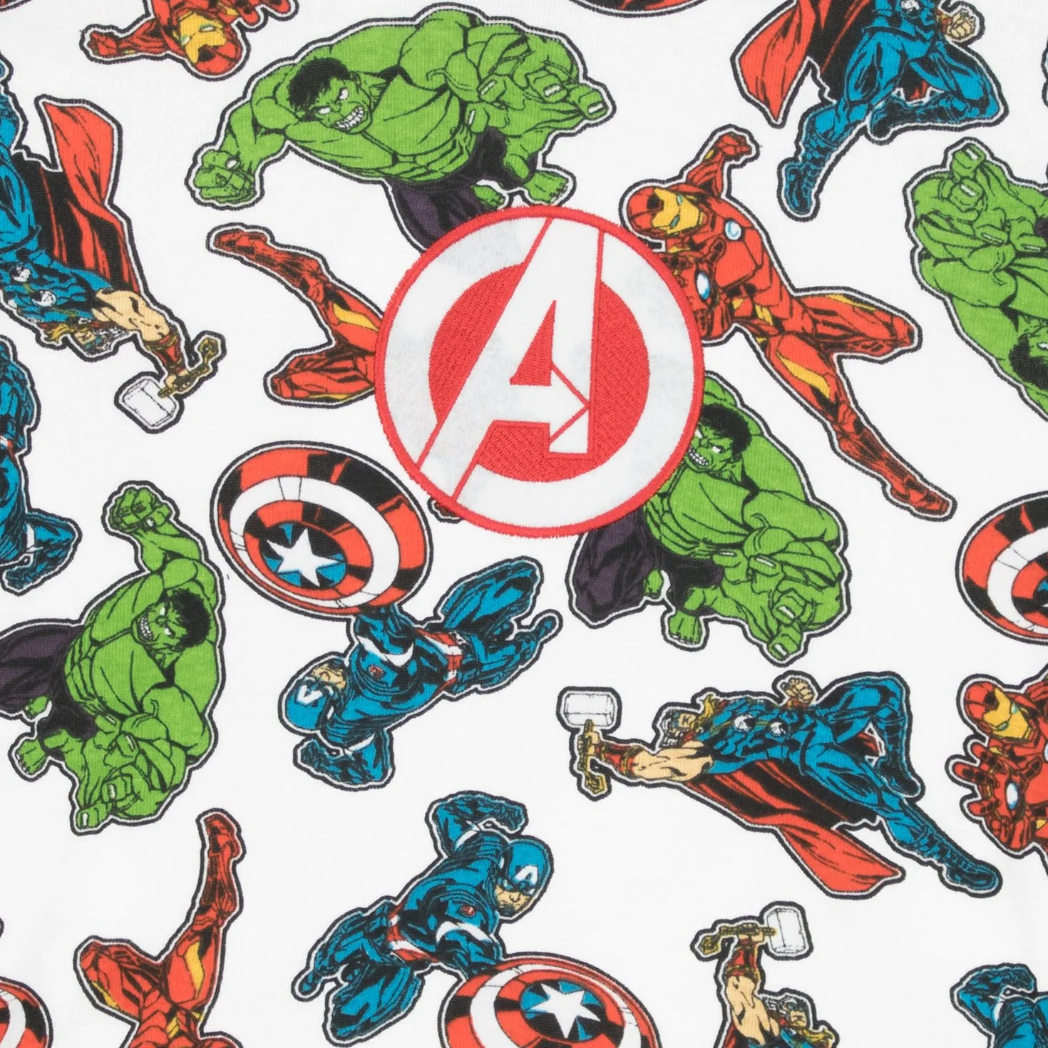 Avengers Marvel Zestaw piżam chłopięcych, dobrze dopasowany