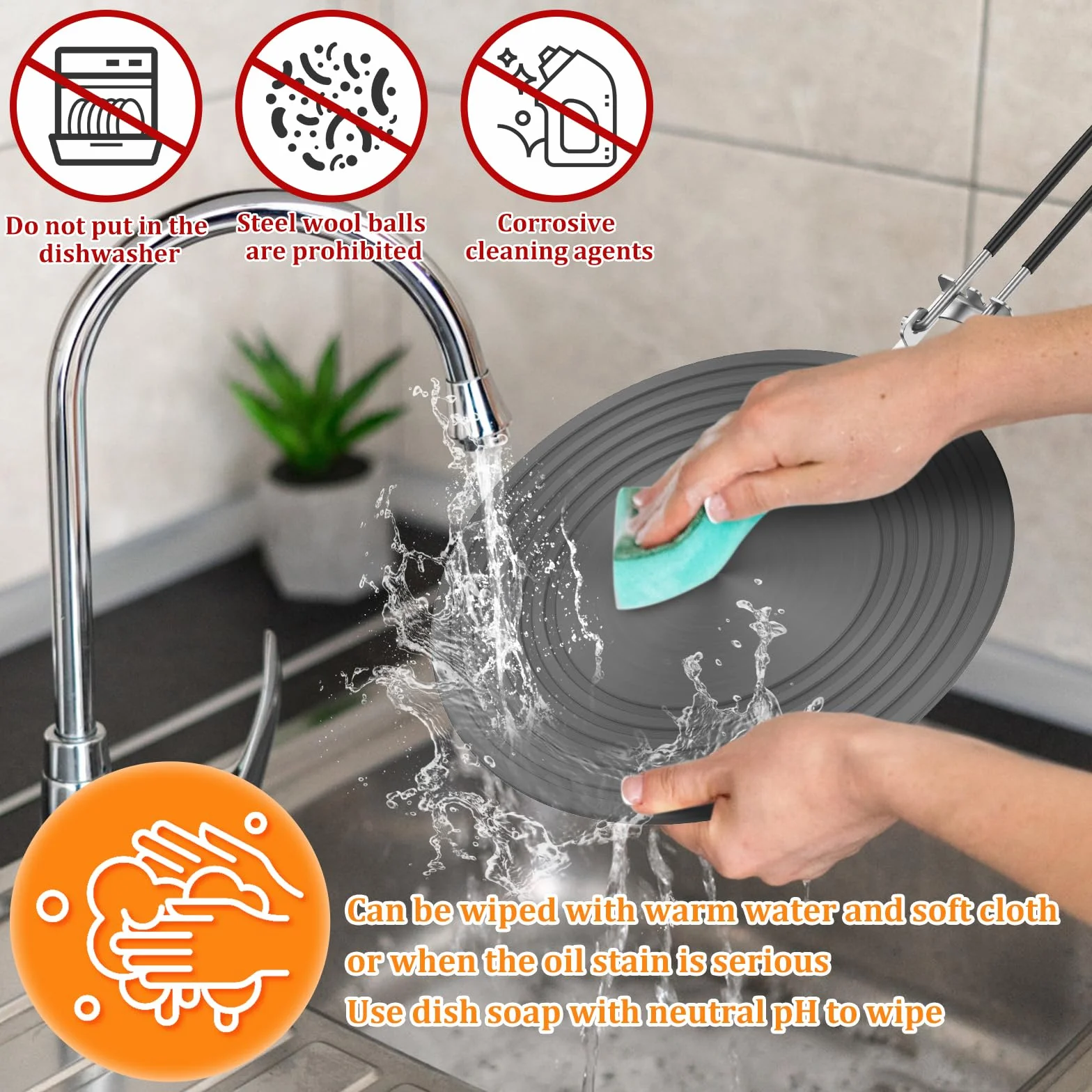 Dyfuzor ciepła do kuchenki gazowej 24/28 cm ze stopu aluminium