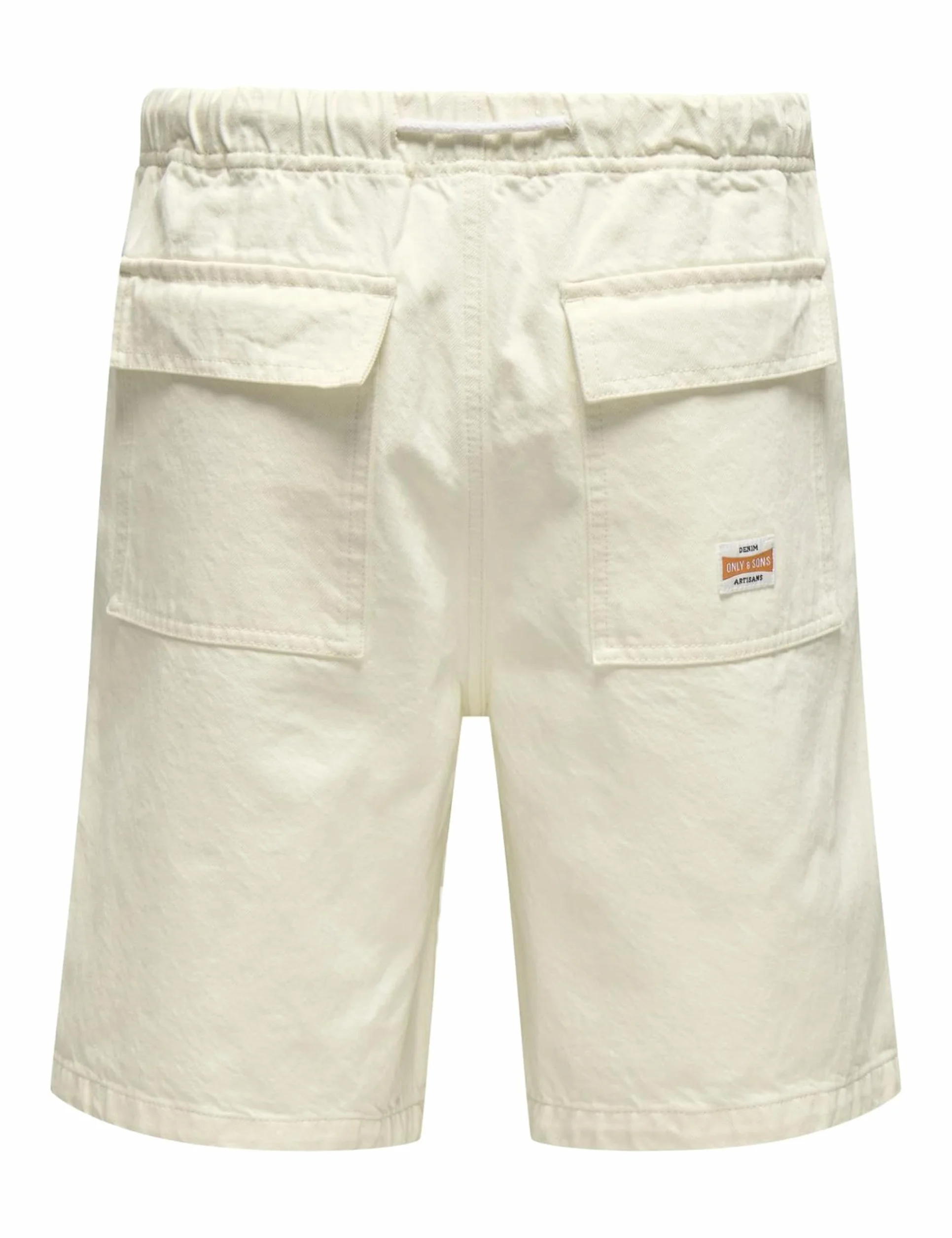 Only & Sons Onsfade Strings White 4160 Dnm Shorts - Onsfade Strings White 4160 Dnm szorty Mężczyźni