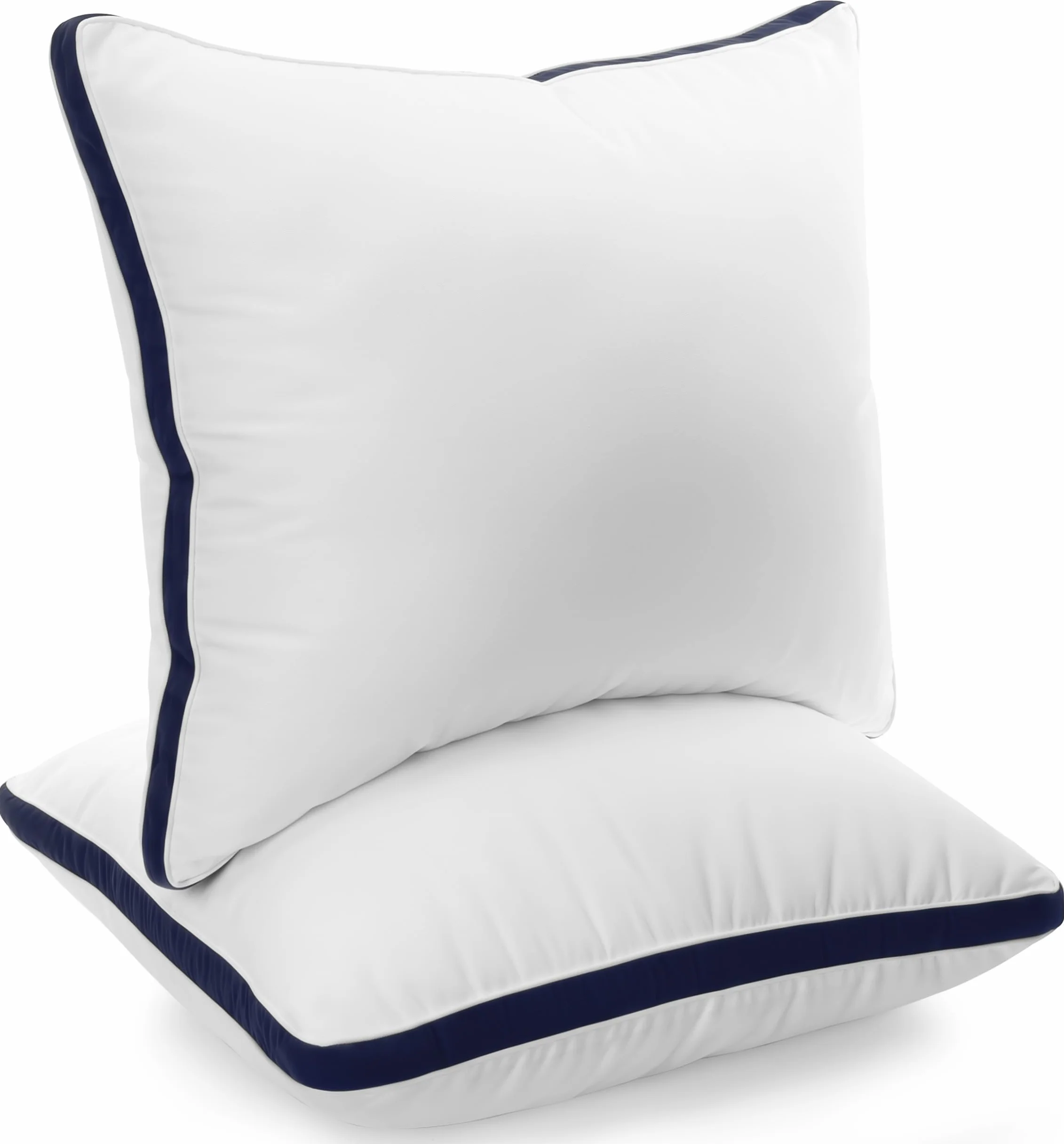 Utopia Bedding Poduszki Do Spania 2 Pack 80 x 80 cm Granatowa
