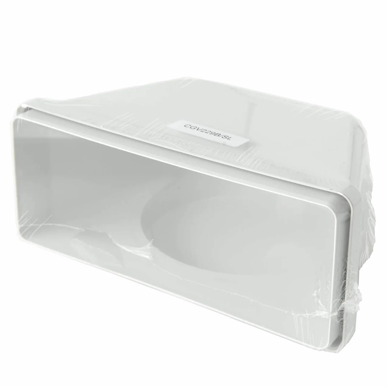 La Ventiation CGV229B pionowa krzywa rury okrągłej Ø 150 mm do prostokątnej 220 x 90 mm z tworzywa ABS kolor biały