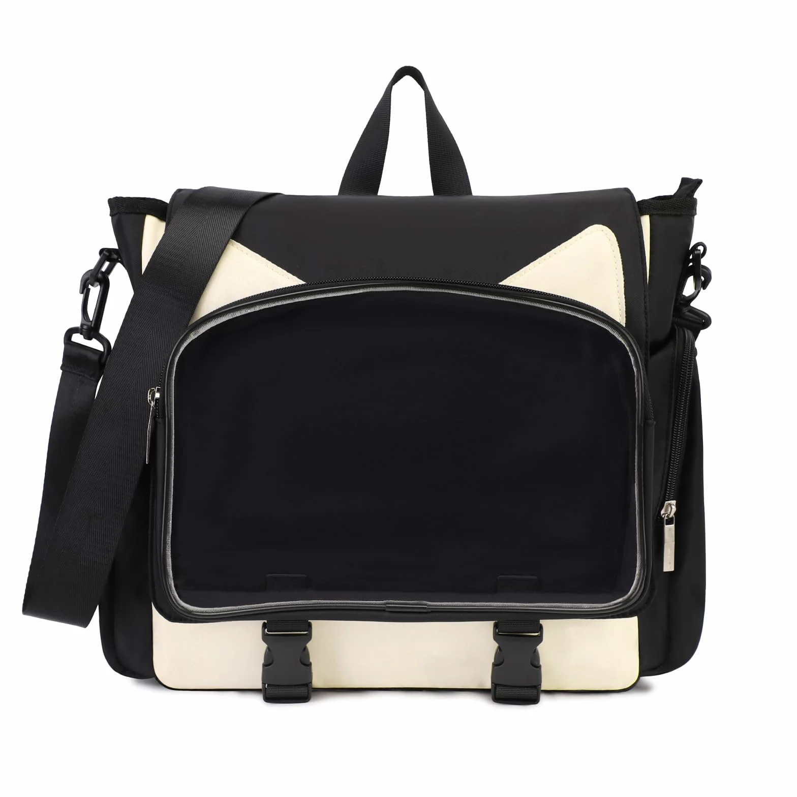 TINYAT Ita torba plecak do szkoły, kawaii, torba ekspozycyjna, estetyczny plecak dla kota, anime, cosplay, crossbody, torby kurierskie, dziewczyny, kobiety, studenci