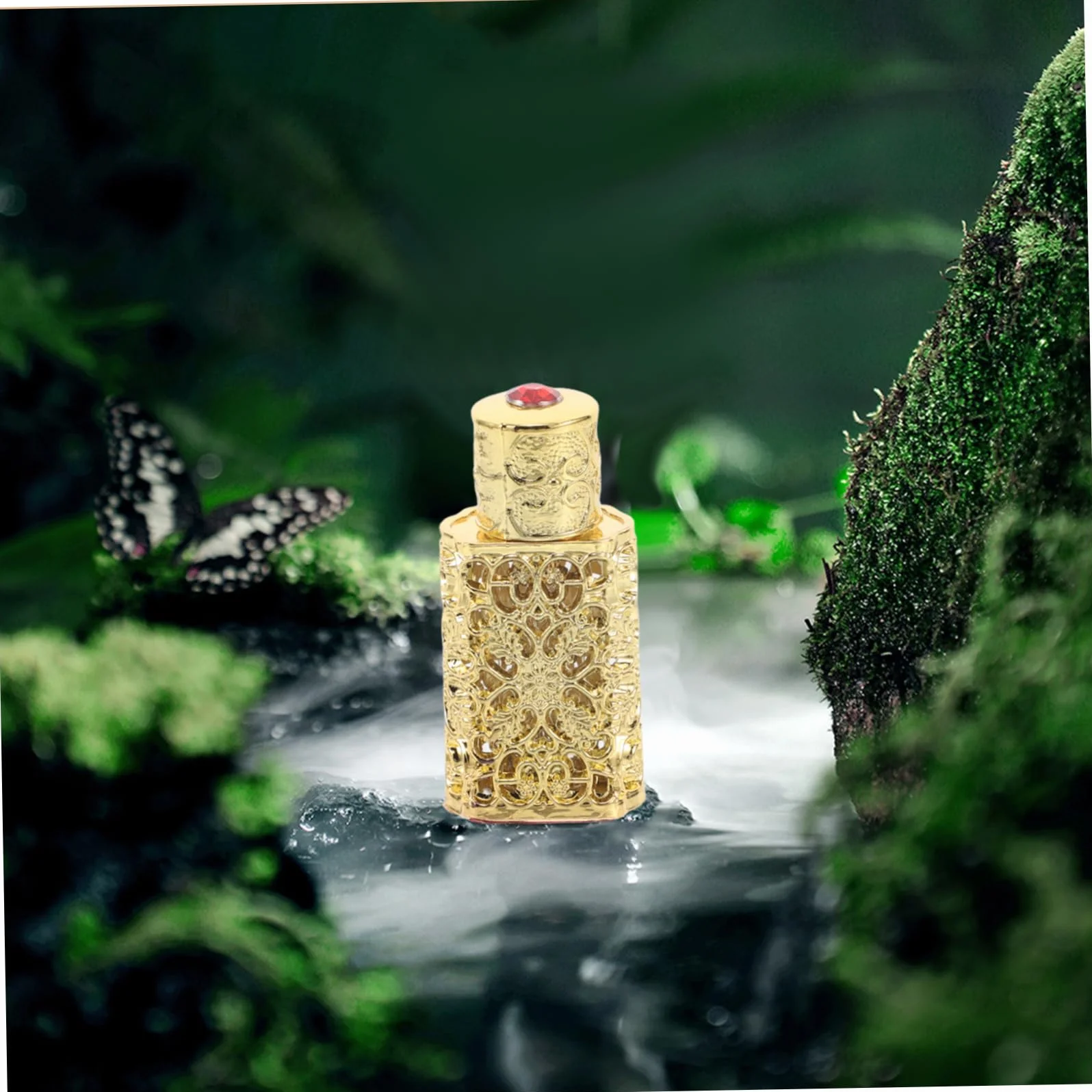 Minkissy Małe Butelki Perfum Przenośny Szklany Flakon Perfum Podróżnych Unikalny Wzór