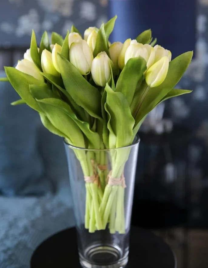 Tulipany Silikonowe Gumowane jak Żywe Premium Tulipan 40 cm 5 sztuk