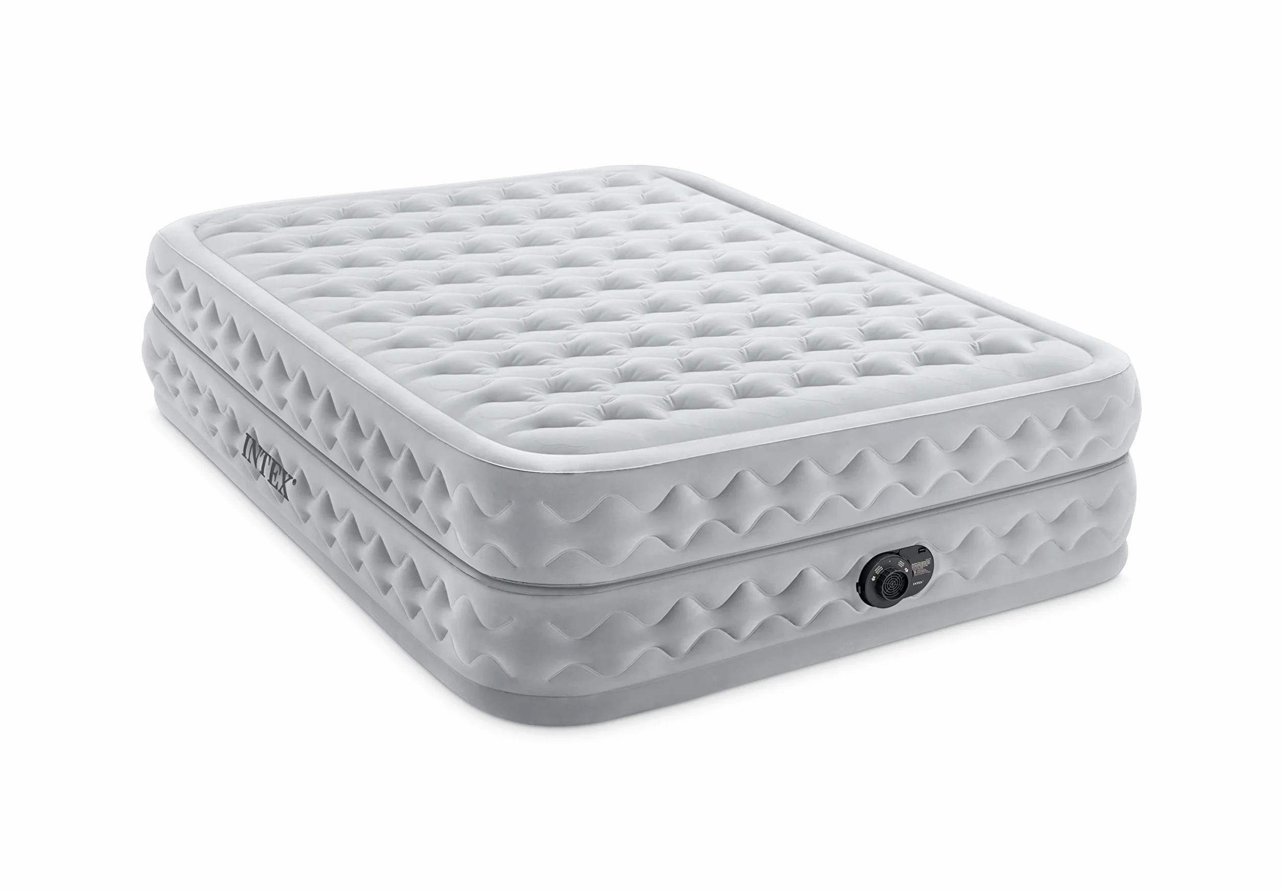 Intex 64490ND - Materasso Dura-Beam Supreme Air-Flow Autogonfiante, 152x203x51 cm