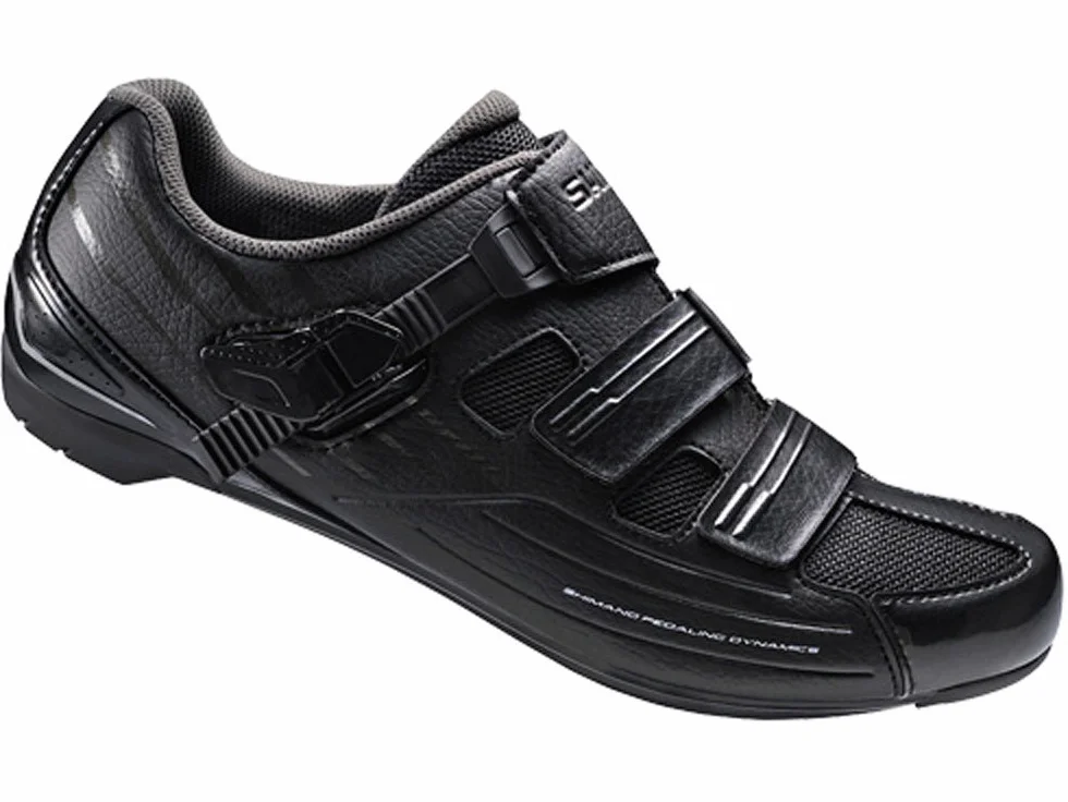 Shimano Obuwie rowerowe dla dorosłych SH-RP3L rozm. 41 szerokości SPD-SL zapięcie na rzep/grzechotkę, wielokolorowe