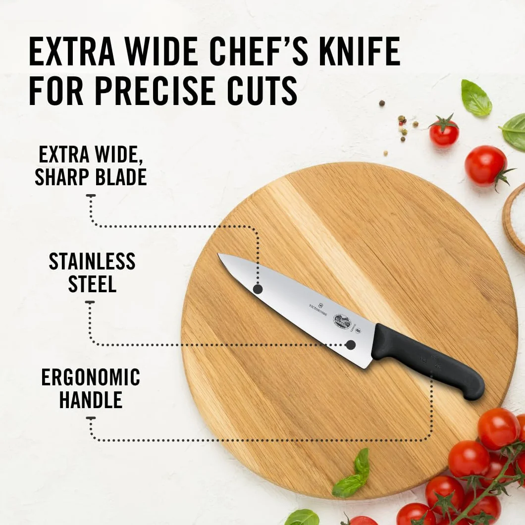 Victorinox Swiss Army Fibrox Pro Chef's Knife 8-Inch