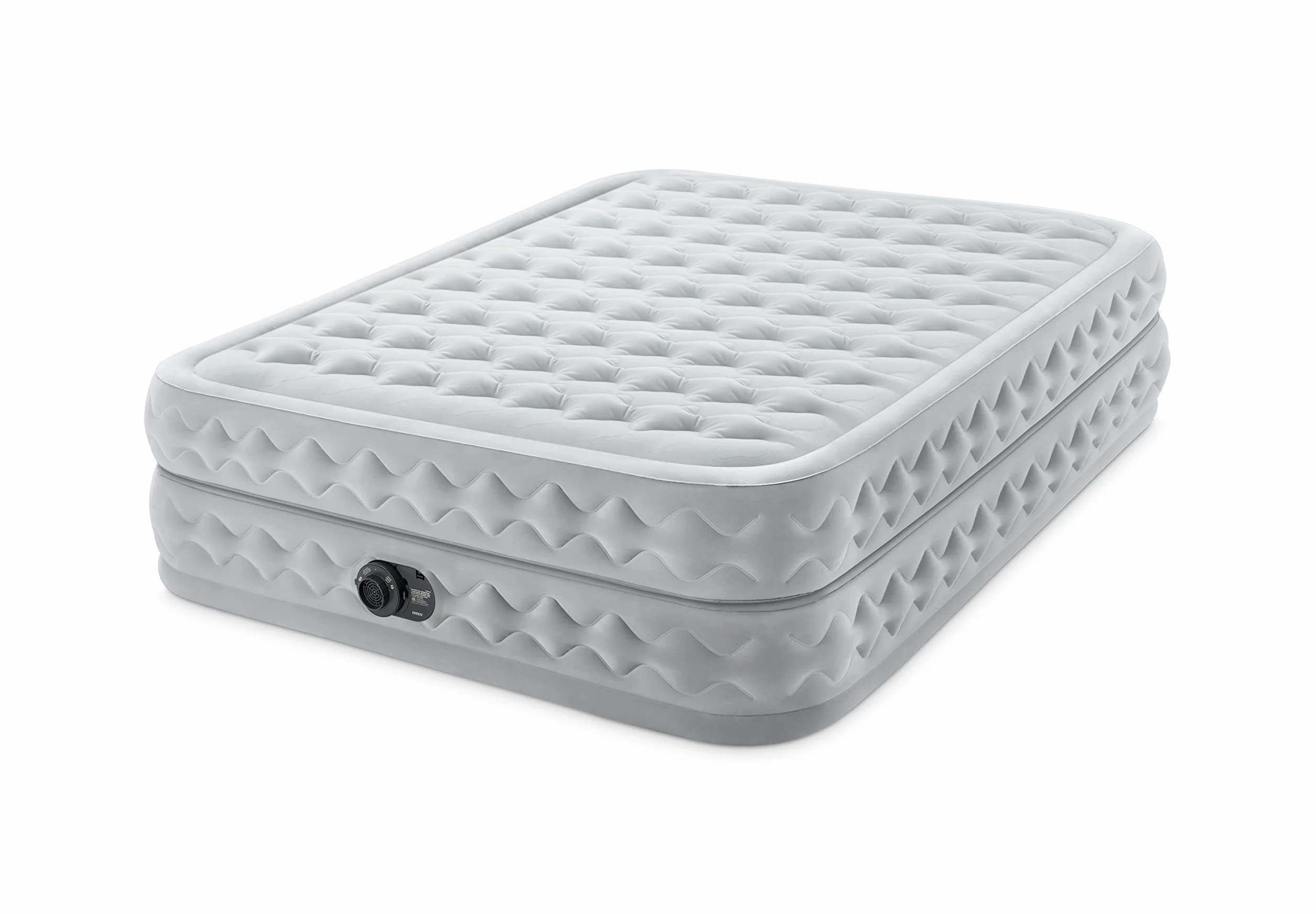 Intex 64490ND - Materasso Dura-Beam Supreme Air-Flow Autogonfiante, 152x203x51 cm