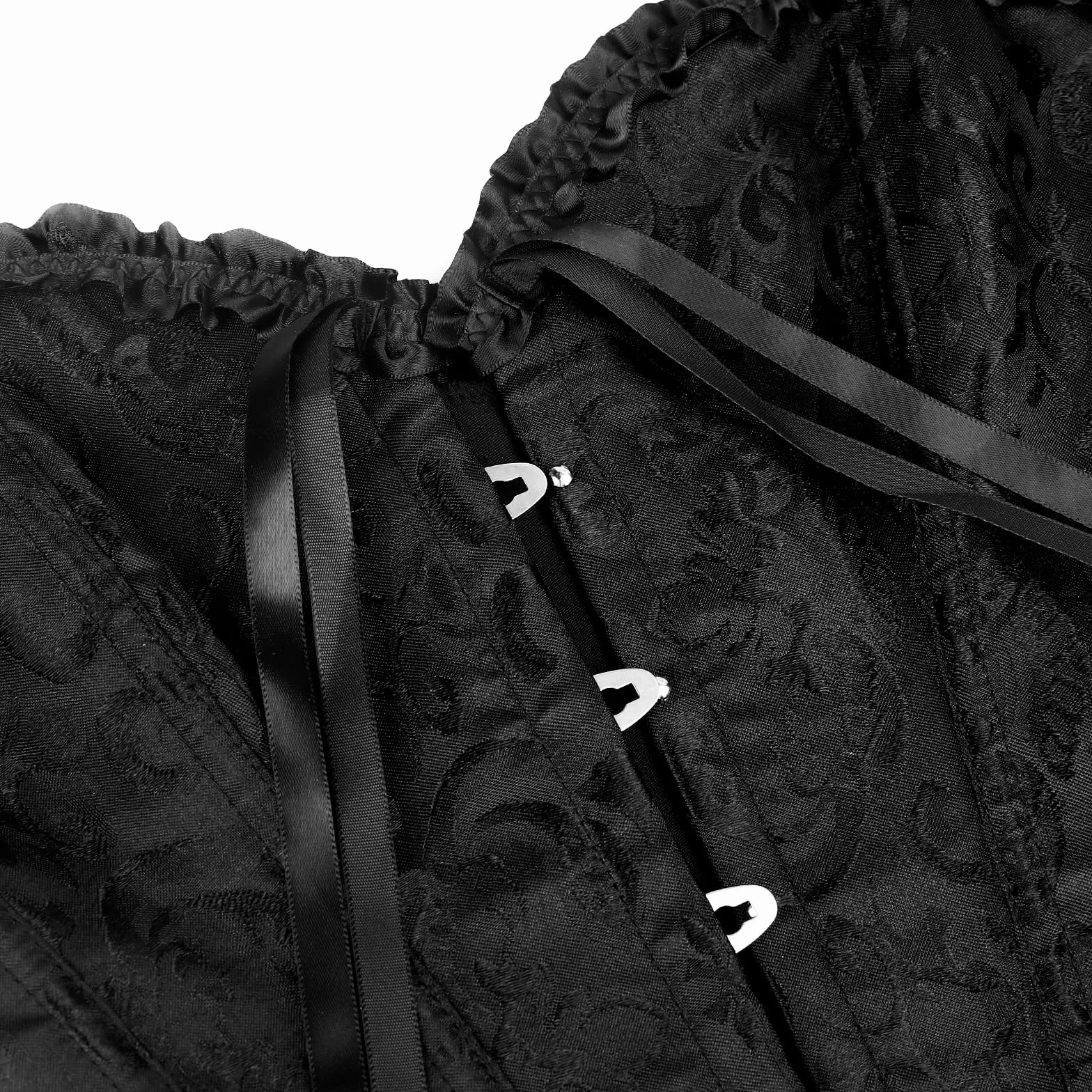 Jecarden Gorset damski czarny gorset top damski gorset gorset seksowny damski gorset top Aesthetic sznurowany biustonosz (XS-6XL)