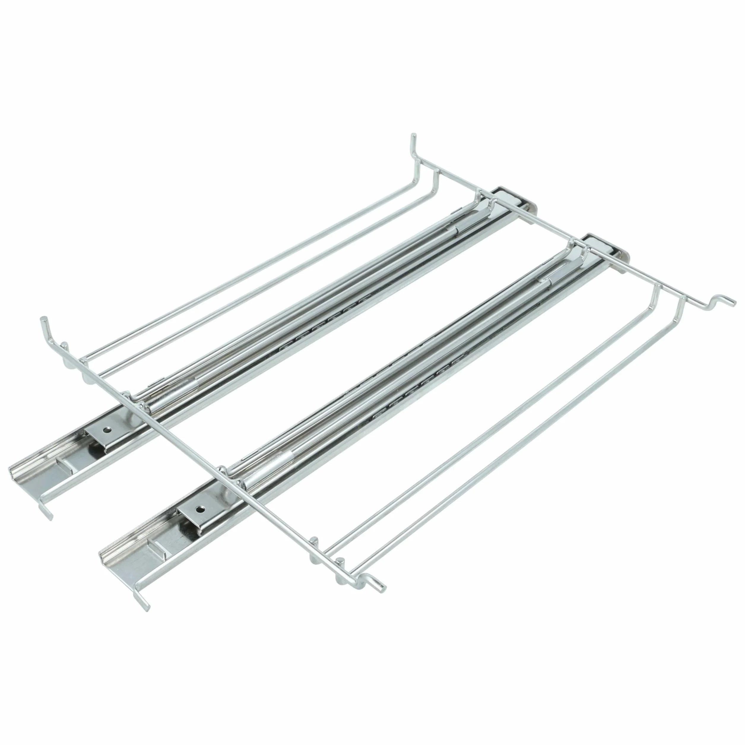 vhbw Zestaw teleskopowy do piekarników Gorenje BO758A31XG, BO75SY2B 2 pary szyn 23,5x27,5x3,5 cm