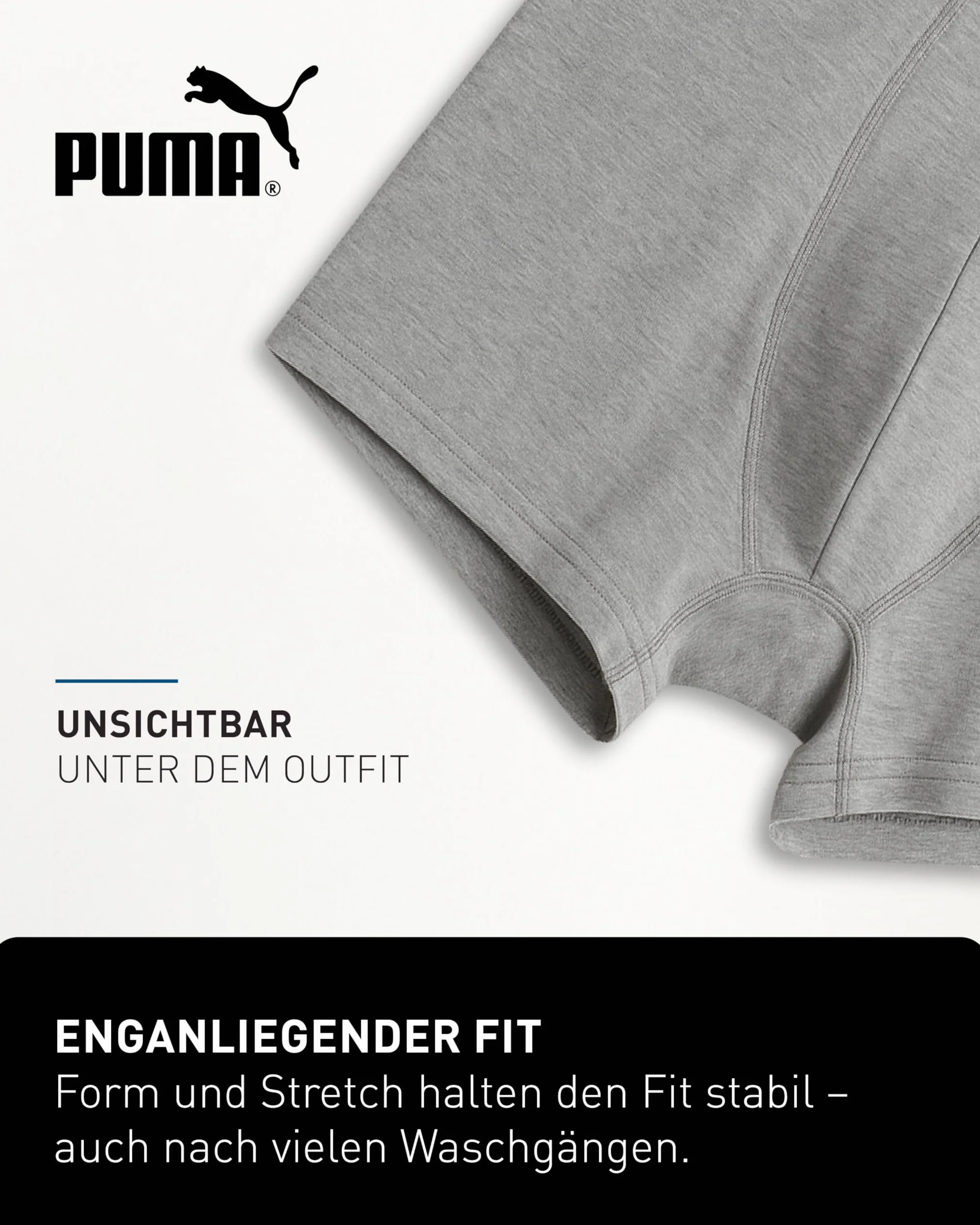 PUMA Bokserki męskie, 6 sztuk, Basic Black Limited Edition