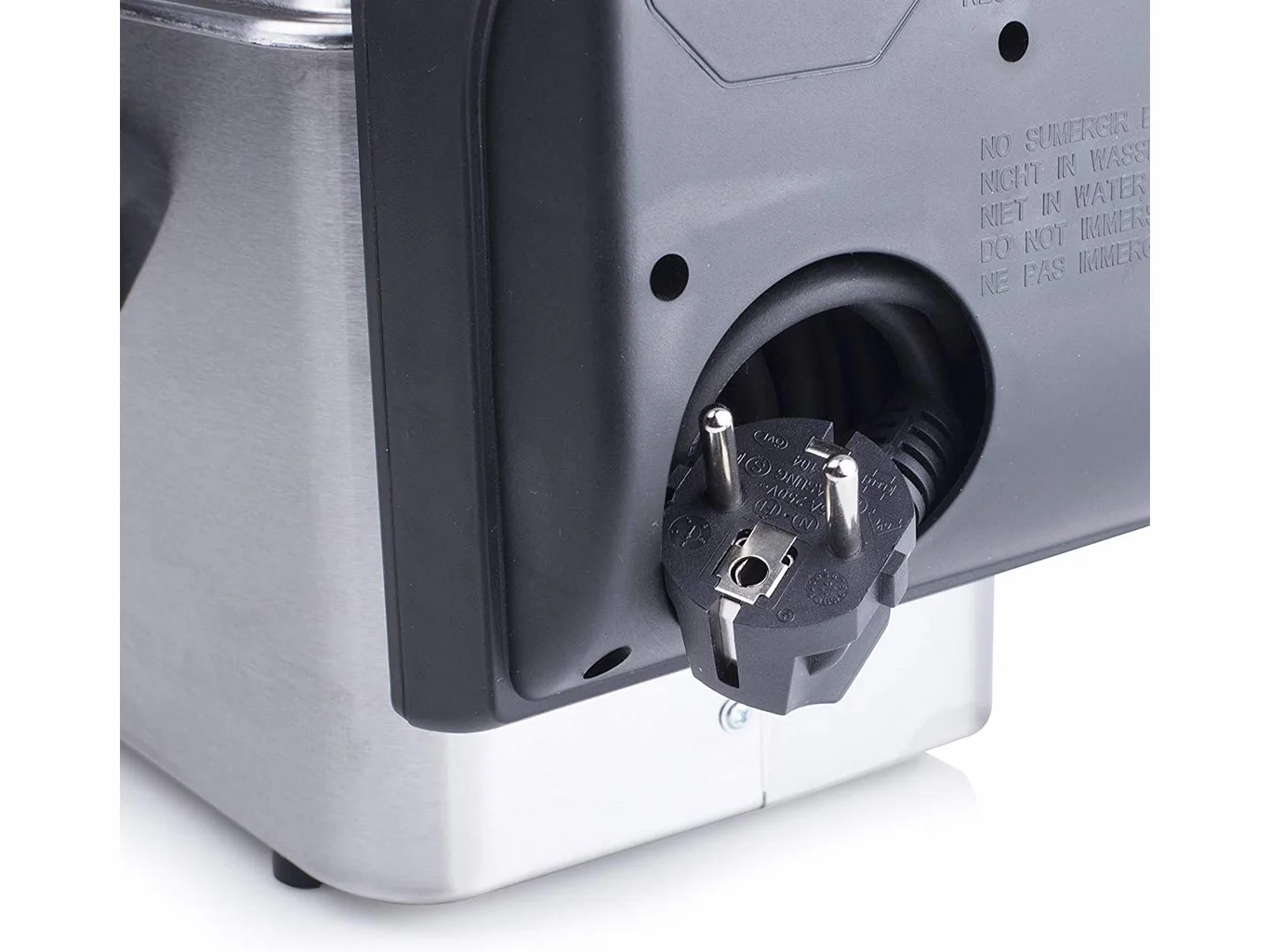Tristar FR-6919 Frytkownica ze Stali Nierdzewnej 2 L Regulowany Termostat 190°C Srebrny