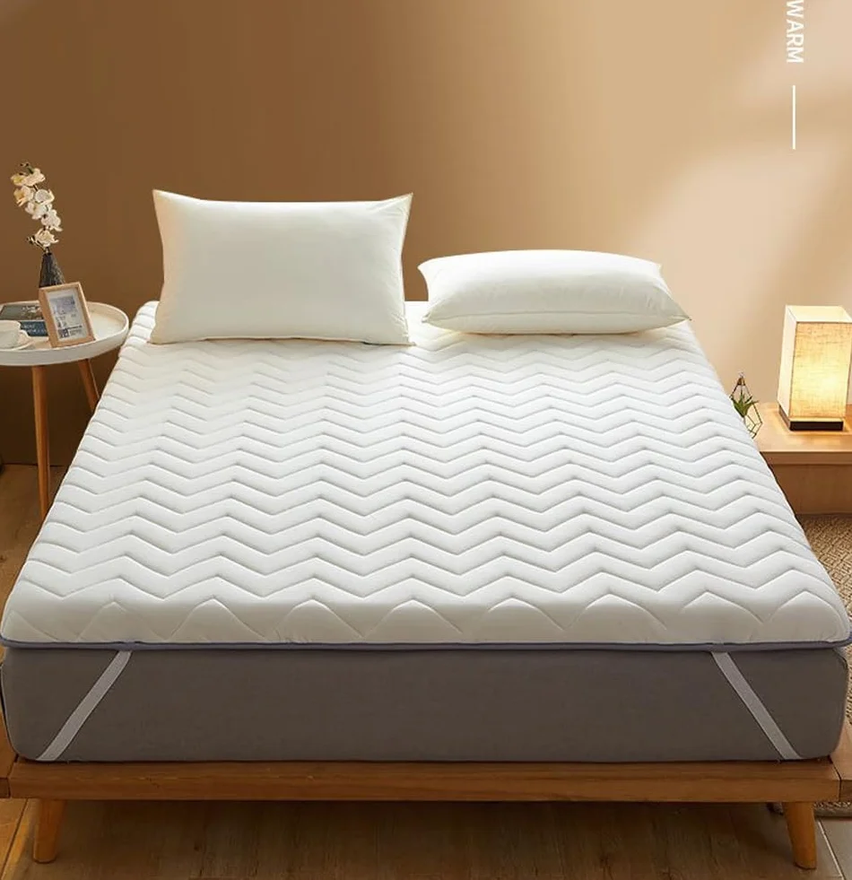 Japoński materac futon składany 80x190 cm biały
