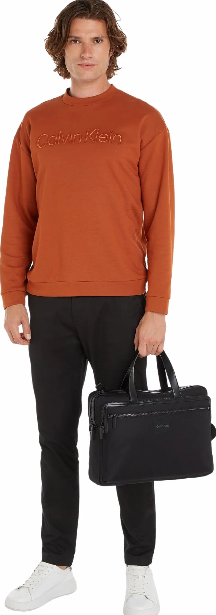 Calvin Klein Męska zdalna PRO Conv. torba na laptopa komputer, czarna Ck, jeden rozmiar, Ck czarny, Rozmiar Uniwersalny