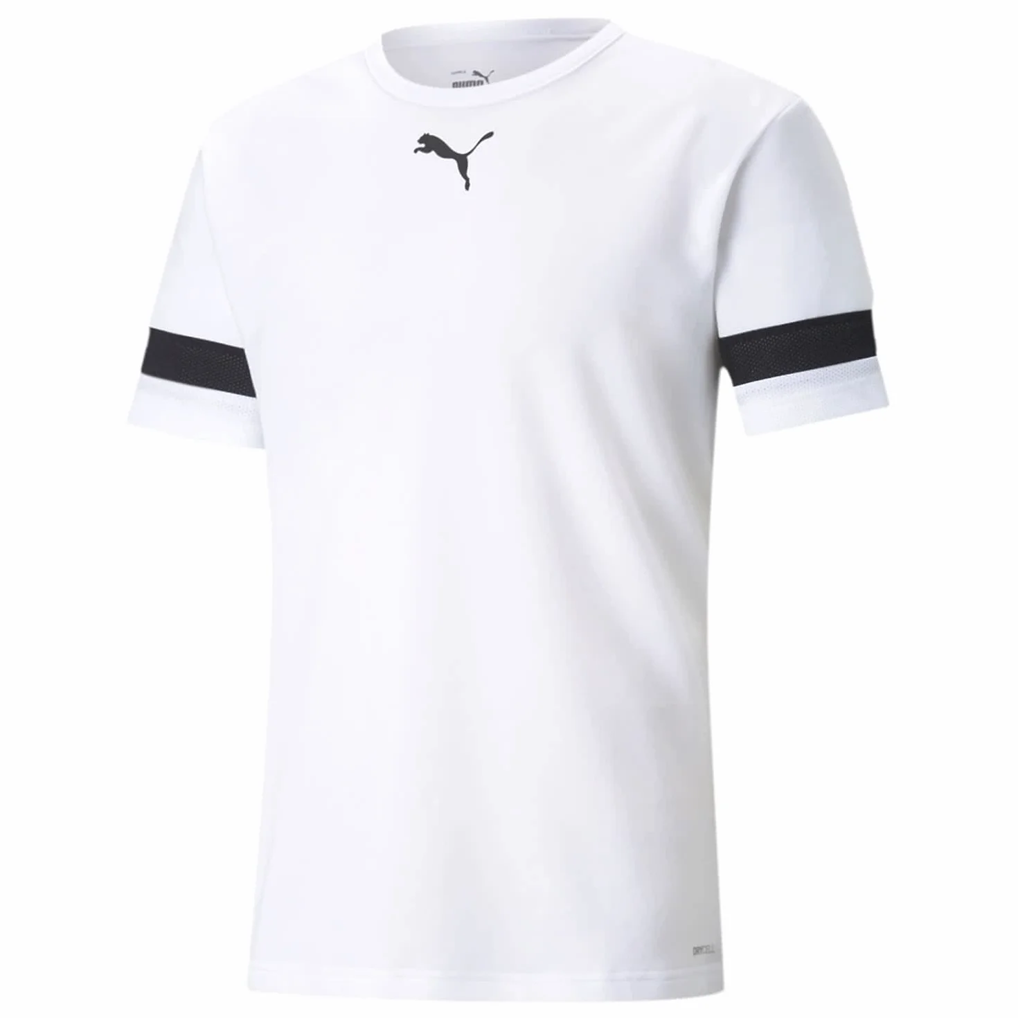 Puma Uniseks Dzieci 704938 teamRISE Jersey Jr Koszulka Sportowa, Puma White/Puma Black, 152