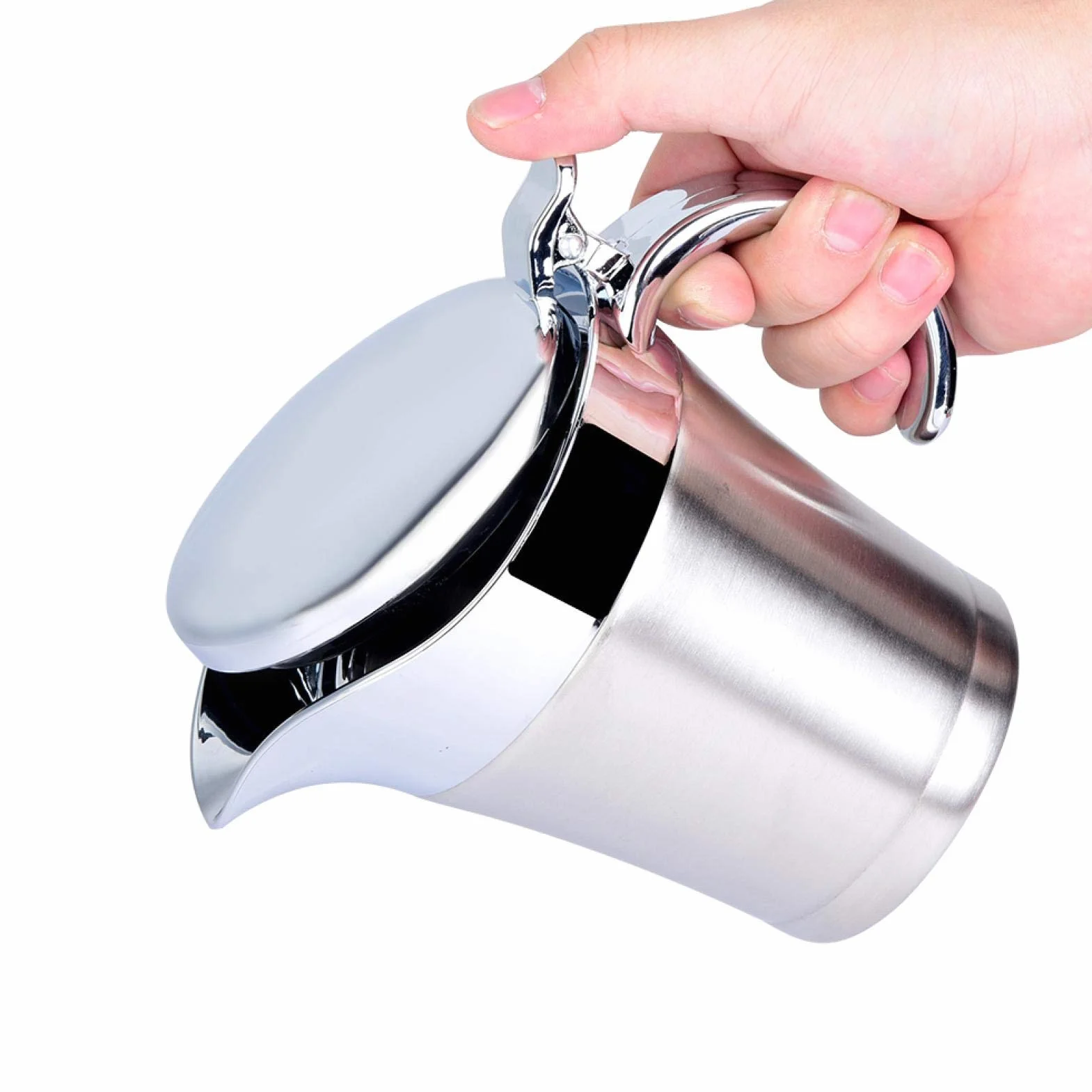 304 Edelstahl Thermosoße Topf Doppelwandige Isolierte Sauciere Servierkanne 450 ML 750 ML