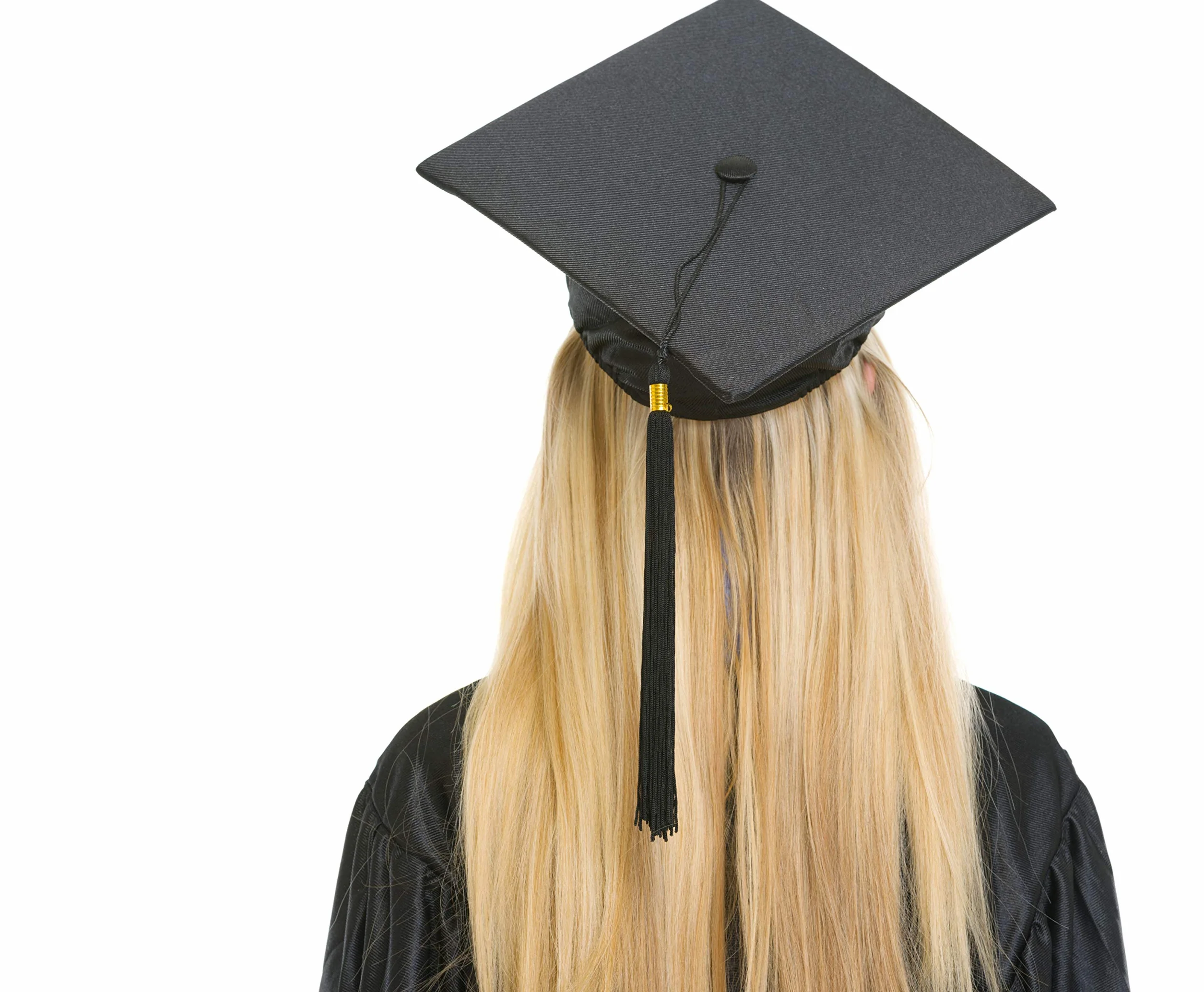 Czapka licencjacka | College | Master | Uni | FH | Graduation | Student Hat | Doctor Hat na imprezy z okazji ukoczenia studiów z uniwersyteckiej czapki dyplomowej w kolorze czarnym - rozmiar regulowany