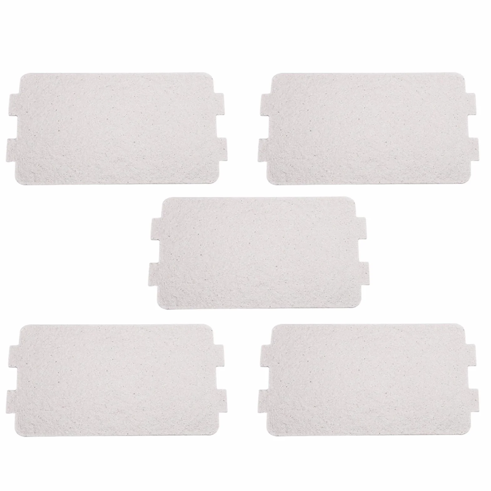 Płyty Mikrofalowe 116x64mm 5 Sztuk Blachy Mikrofalowej Srebrnej Miki do Kuchenki