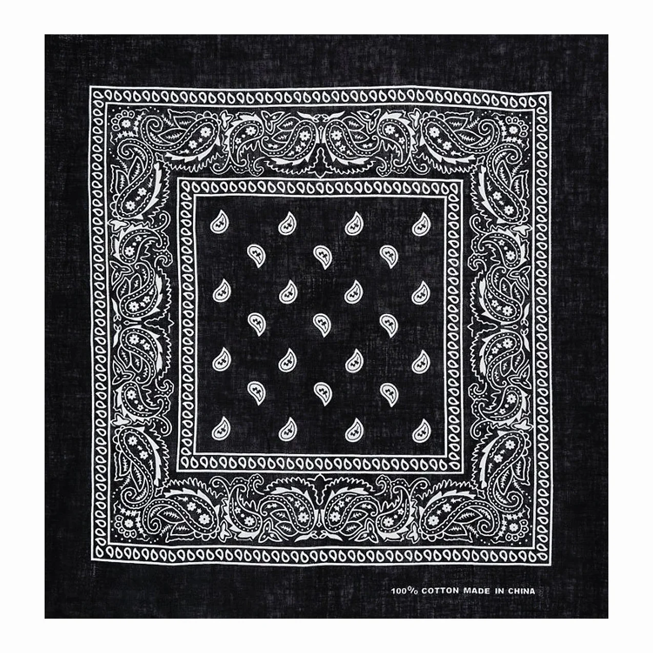 Snner Zestaw 3 bandan Paisley : czerwony, biały, czarny - jeden rozmiar