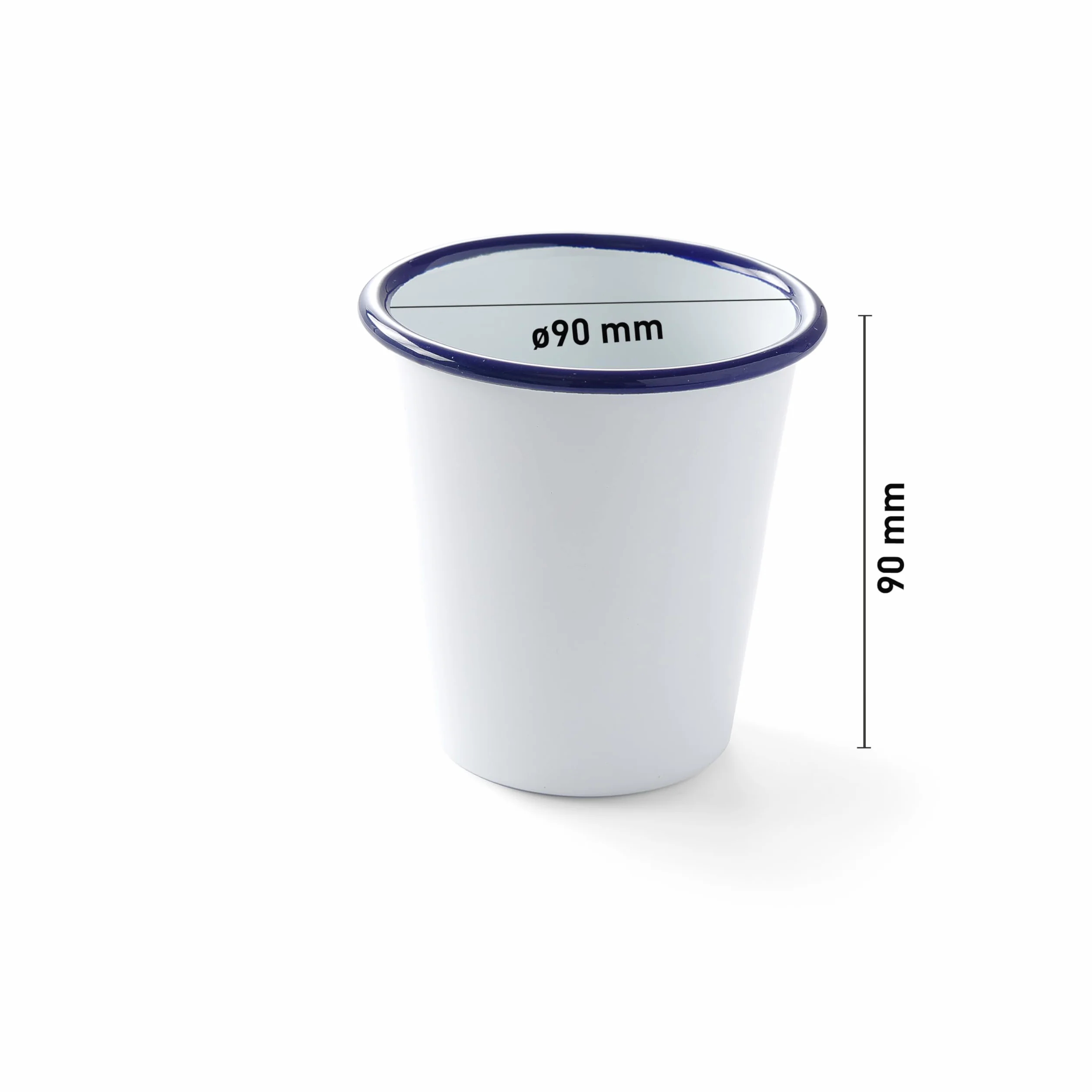 HENDI Kubek emaliowany 0.3 l ø90x90mm