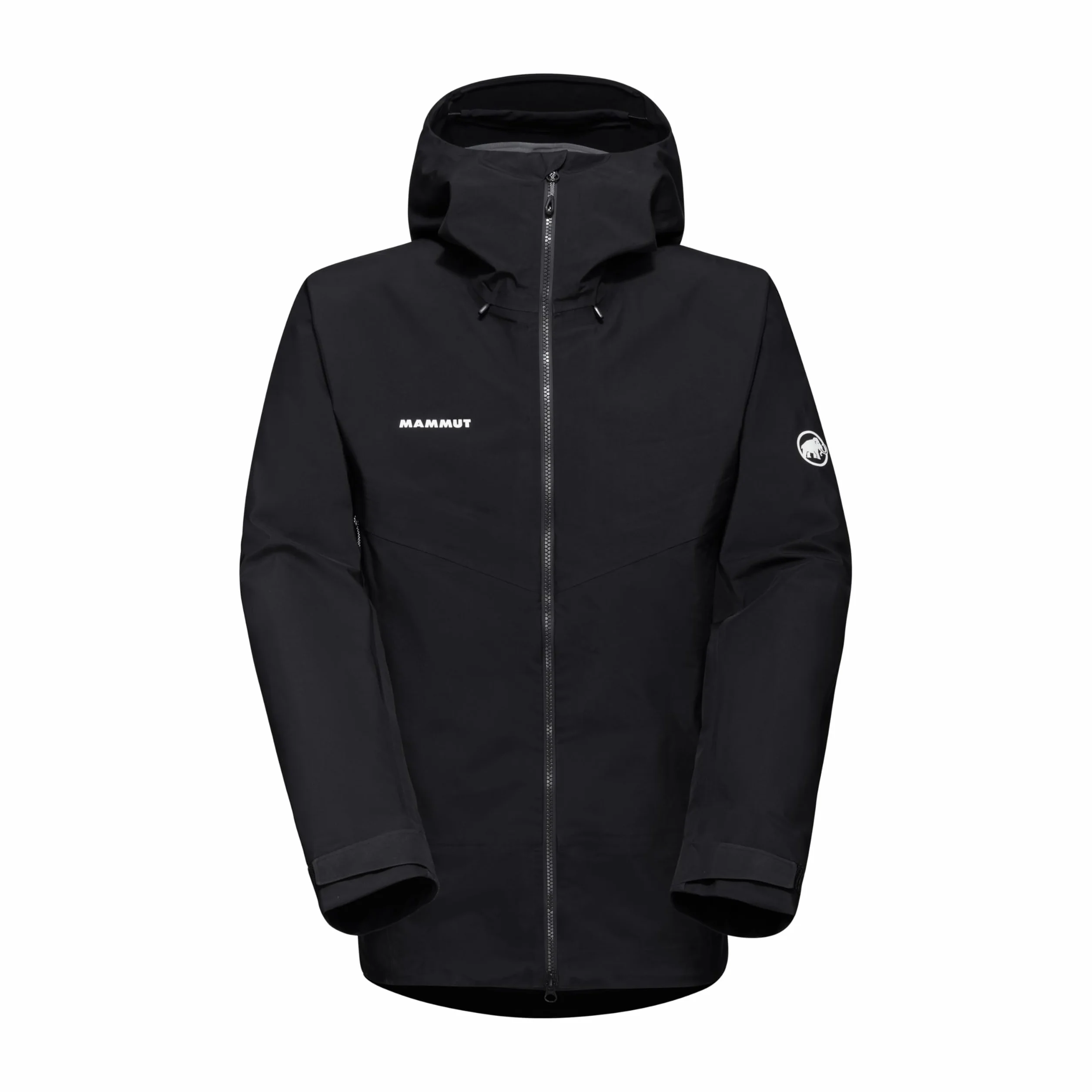 Mammut Crater IV HS Hooded Jacket Men – Męska Kurtka Wodoodporna z Kapturem | Oddychająca i Lekka | Czarna, Rozmiar L