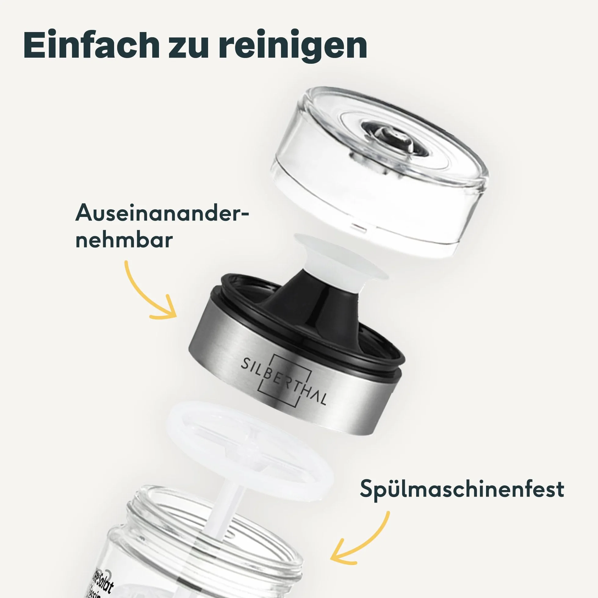 SILBERTHAL Shaker do dressingu 350 ml 2 szt. szklany