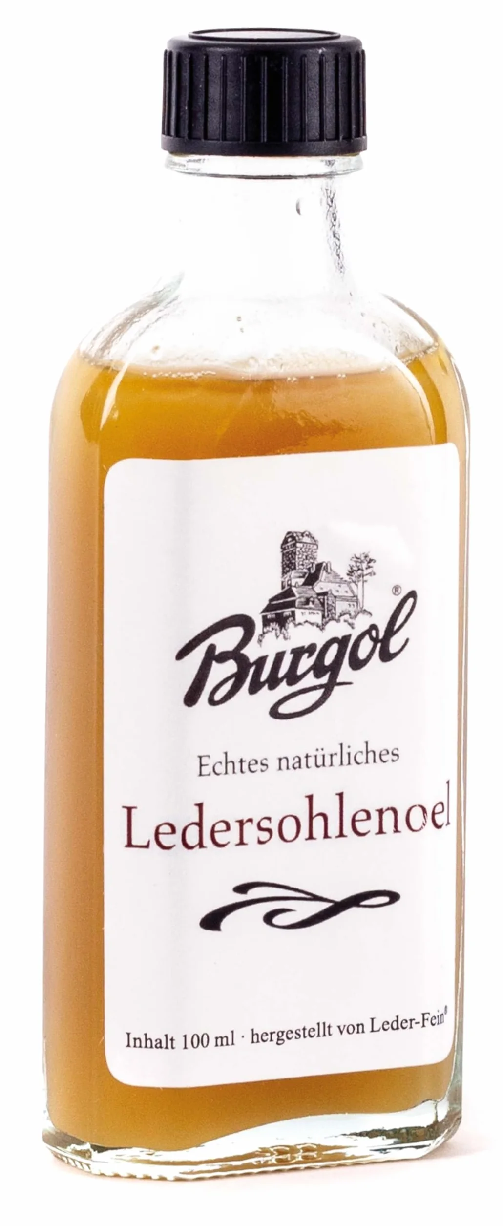 Burgol - Olej do podeszwy skórzanej Burgol, przezroczysty, 100 g (1 opakowanie).