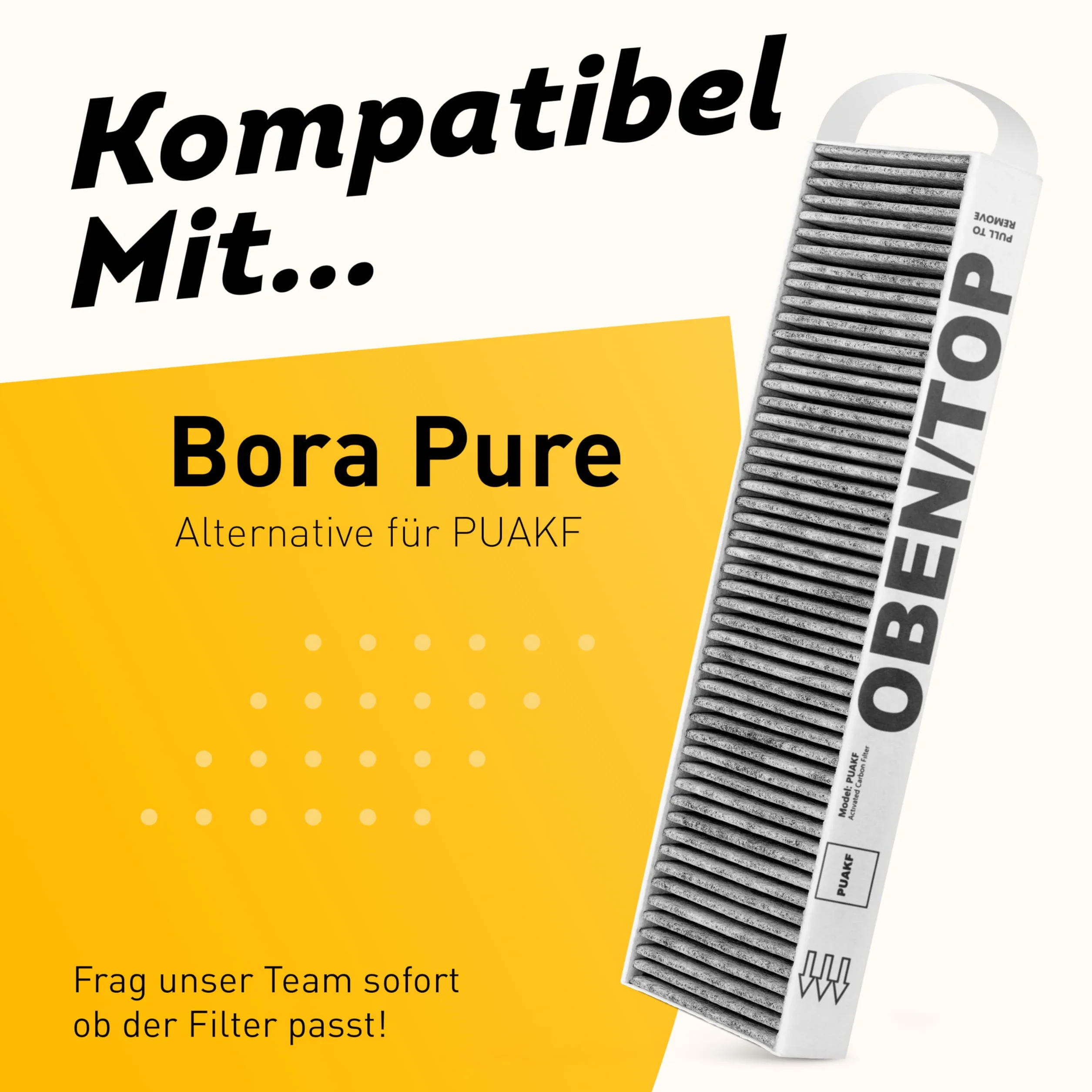 Zestaw filtrów z węglem aktywnym do Bora Pure Puakf PURU PUXU
