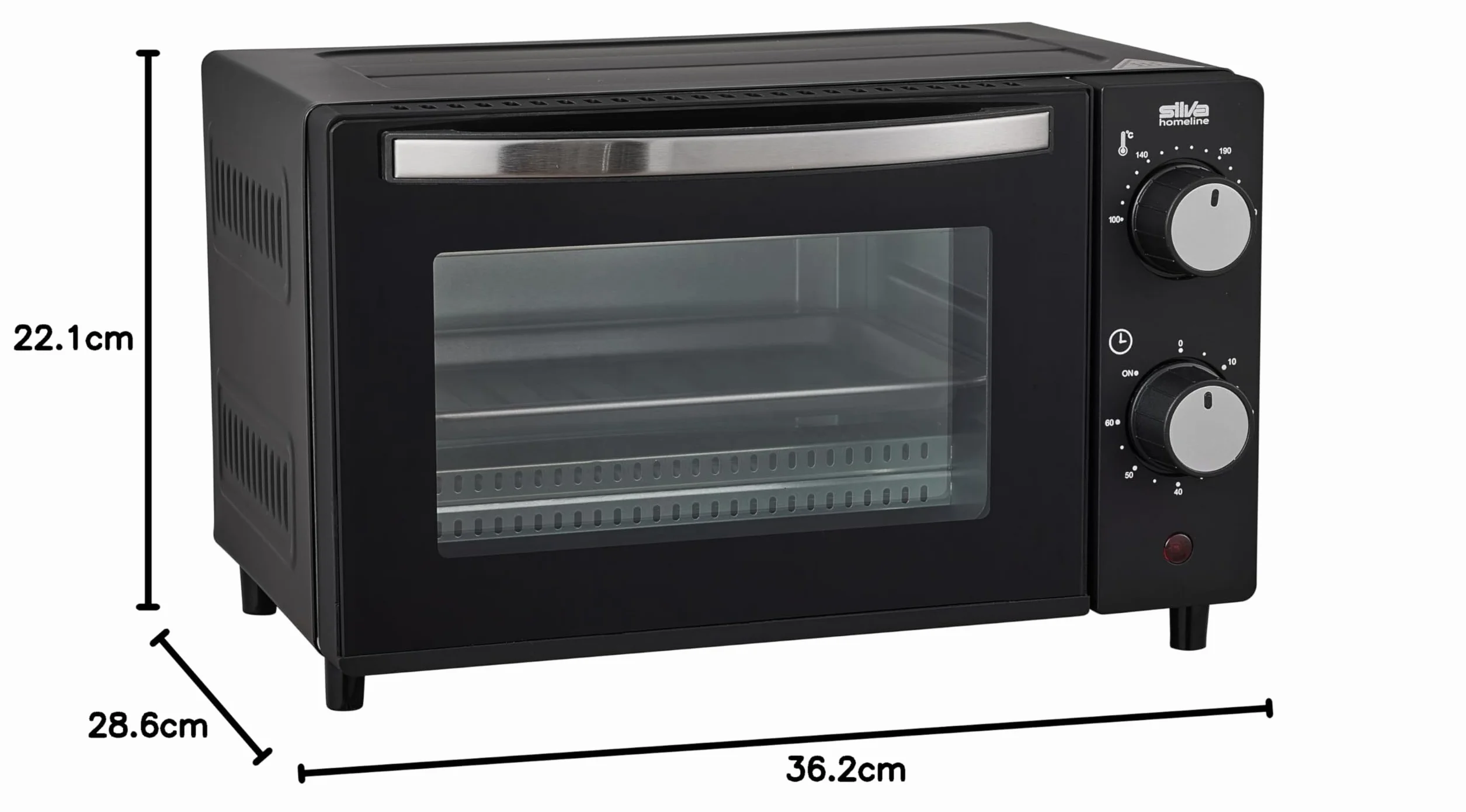 Silva Schneider MB 1000 mini piekarnik 10 l 650 W czarny