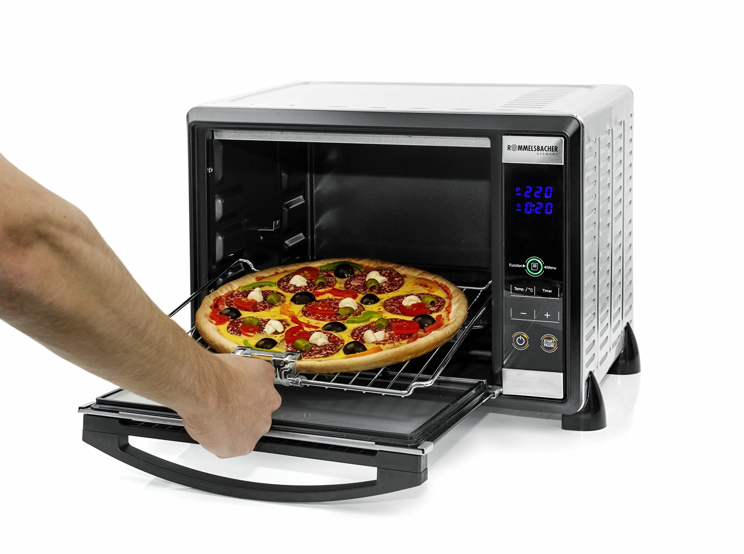 Rommelsbacher BG 950 Speedy mini piekarnik 30 l stal nierdzewna