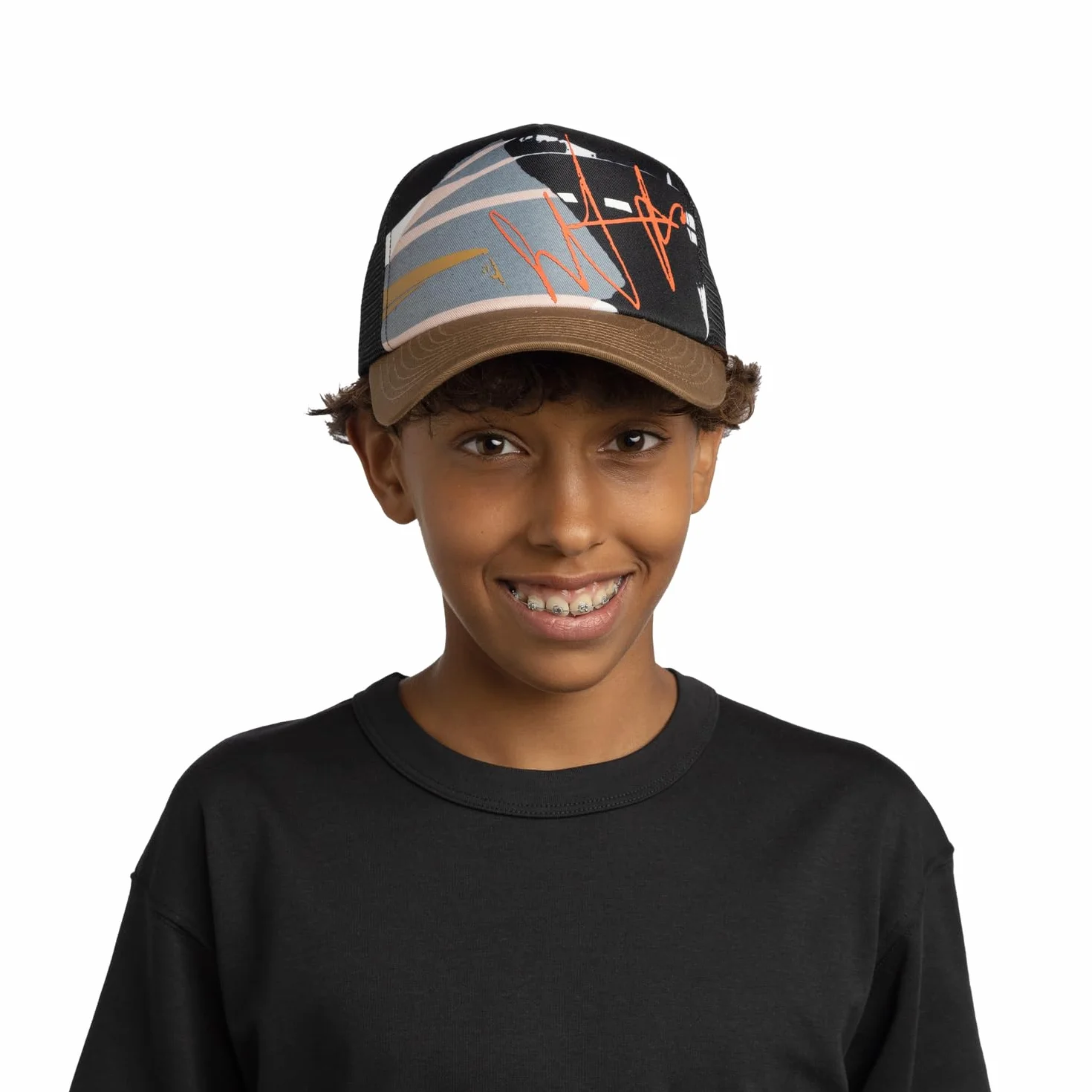 BUFF Czapka Trucker Cap, Wielo, UNIKALNA Unisex Kids, Wielokolorowy, rozmiar uniwersalny