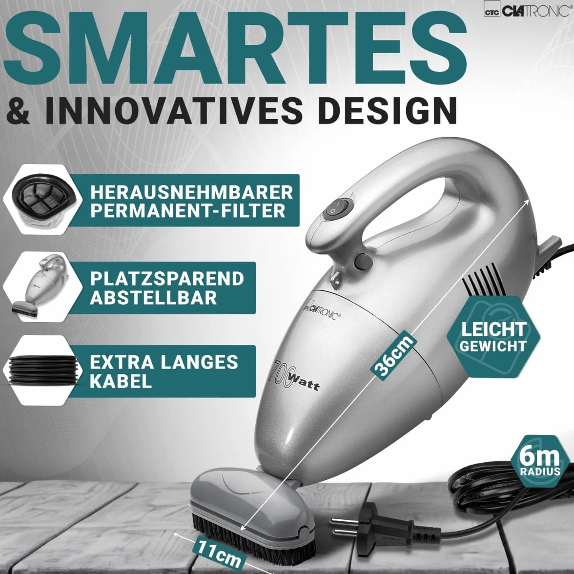 Clatronic HS 2631 odkurzacz ręczny