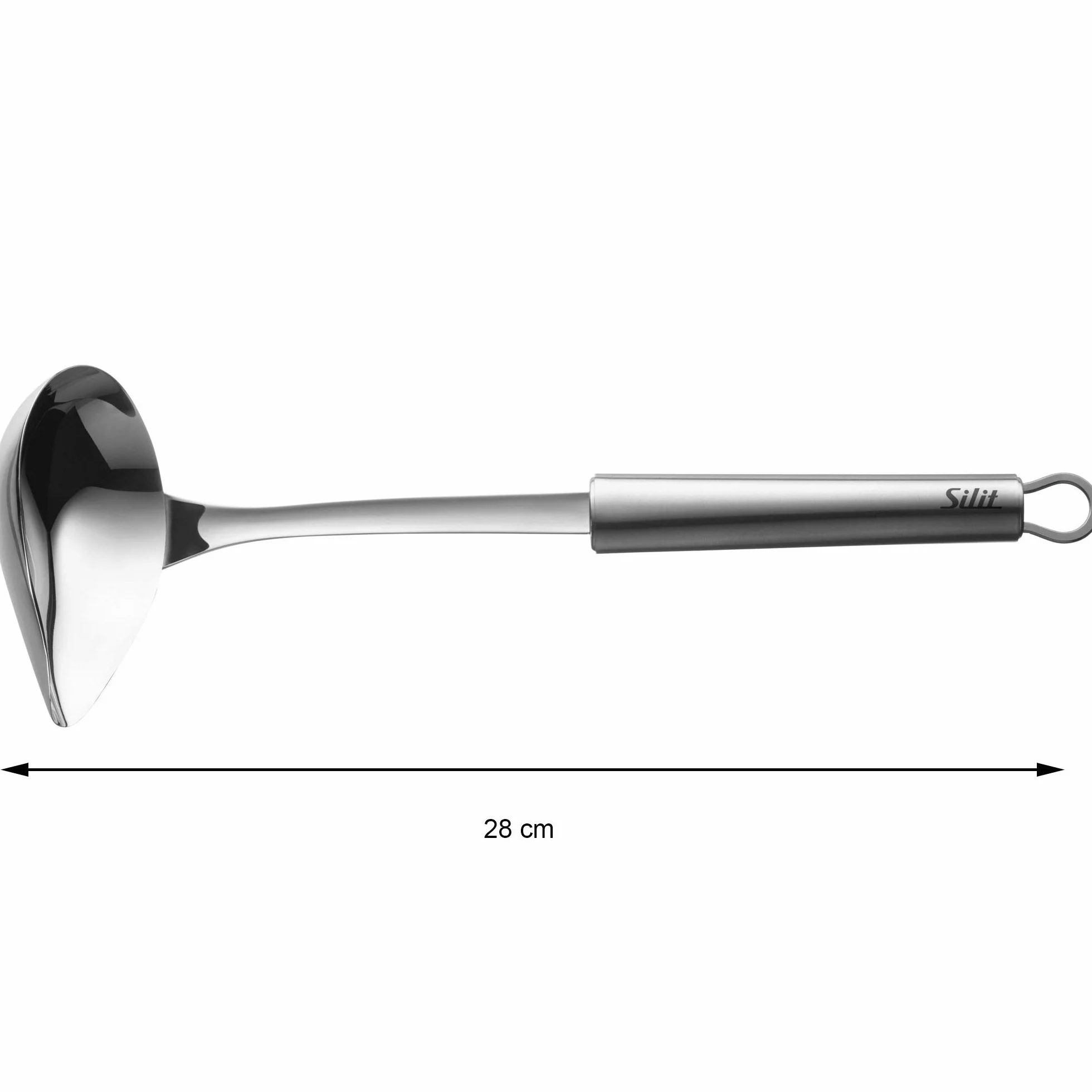 Silit Classic Line chochla do sosów 28 cm polerowana stal nierdzewna