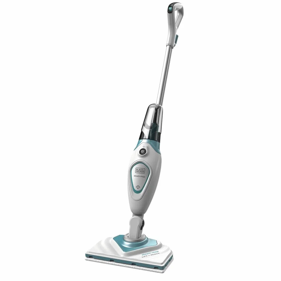 Black & Decker, Mop parowy o mocy 1600W z funkcją regulacji pary 2w1, FSM1616