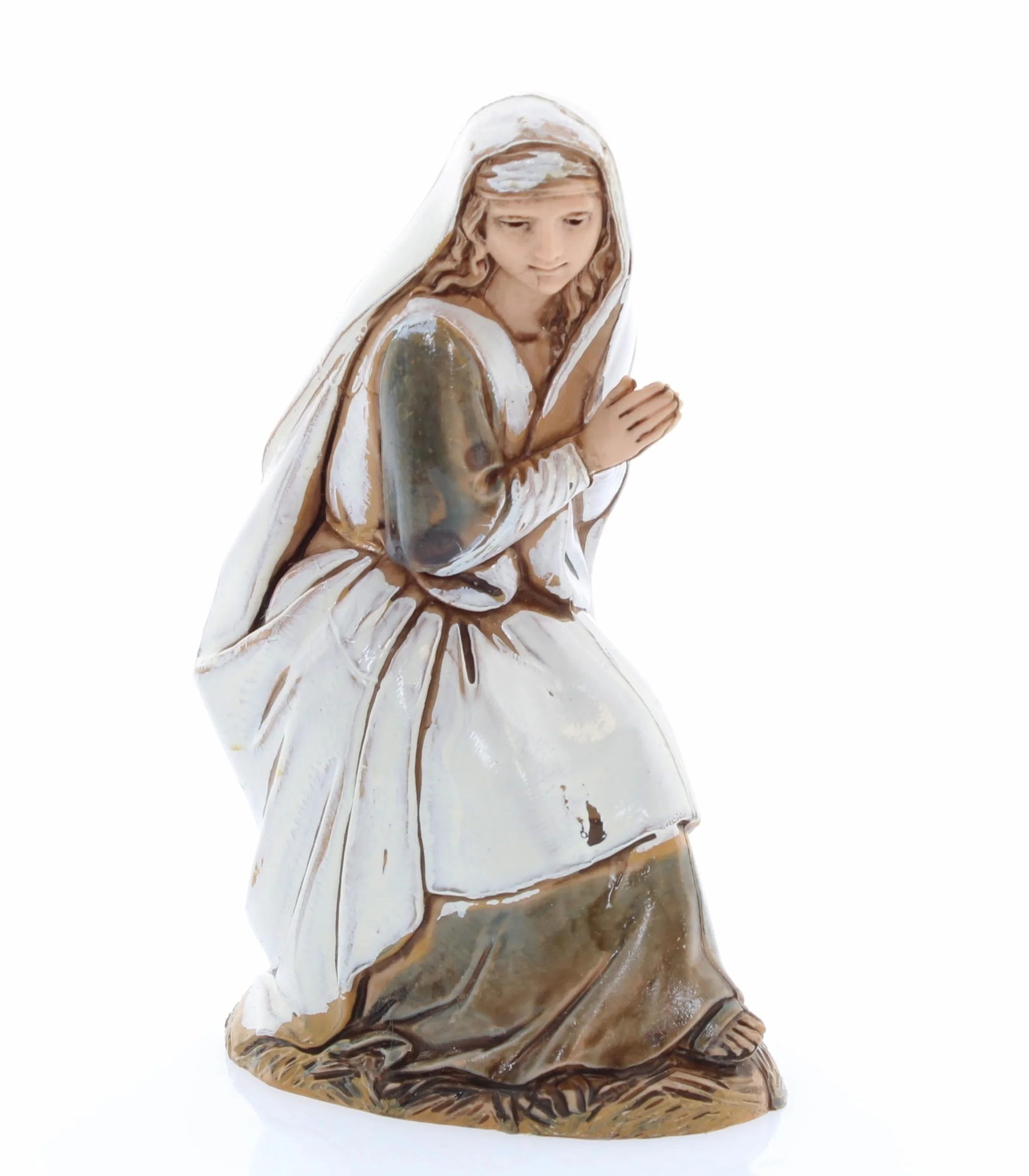 Moranduzzo Szopka bożonarodzeniowa 3 figurki do szopki 10 cm - STANDARD 10 cm - skala 1:20 - niezniszczalne ręcznie wykończone figurki, rzeźbiarz M. Landi, wyprodukowane we Włoszech