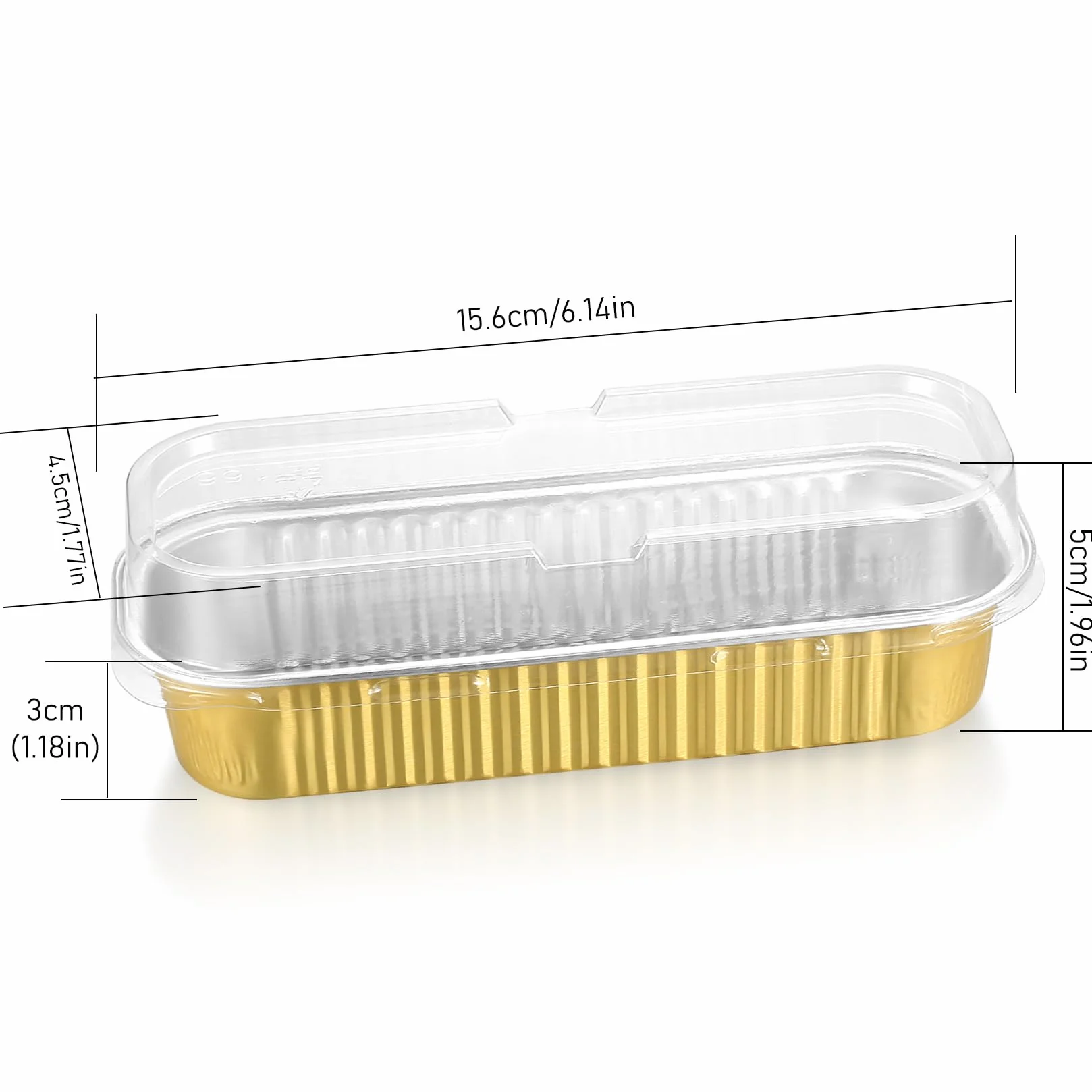 aluminiowe pojemniki z folii aluminiowej z pokrywkami, 20 szt. pojemniki z folii aluminiowej 200 ml z pokrywkami, aluminiowe formy do chleba, aluminiowe formy do pieczenia, kubki do pieczenia