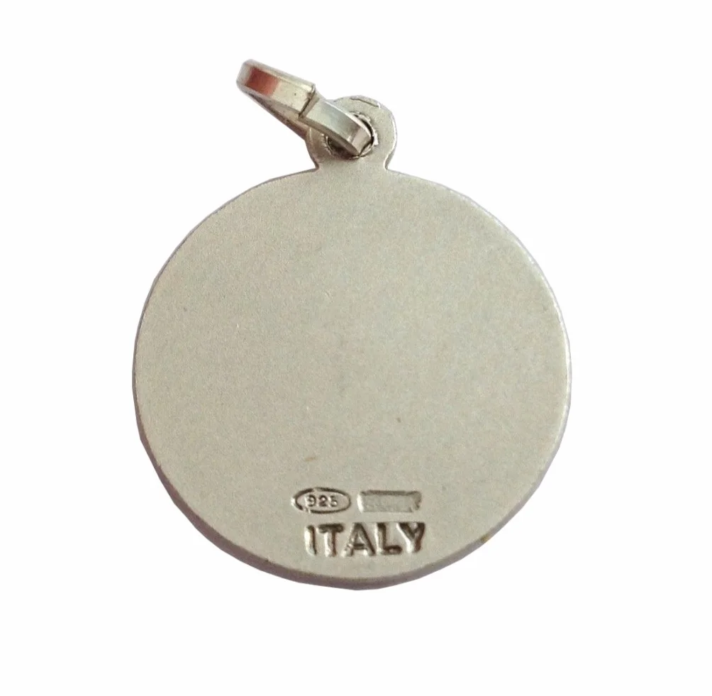 Medalion archanioła Michael - patron ścigania przestępstw - 100% Made in Italy