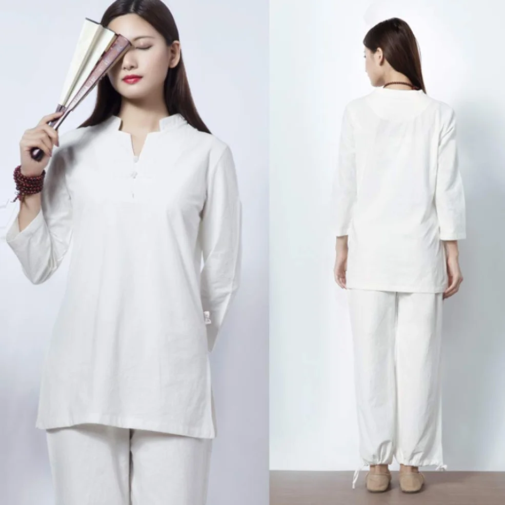Tai Chi Uniform Odzież Unisex Chińska Tradycyjna Bawełna Jedwab Stretch Taichi Garnitur Tai Chi Ćwiczenia Taekwondo Trening Wing Chun Zen Medytacja Odzież