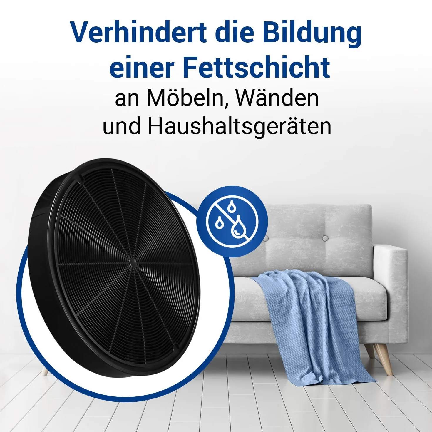 Filtr Węglowy Okrągły 196mm do Okapu AEG Electrolux Bosch Faber Whirlpool