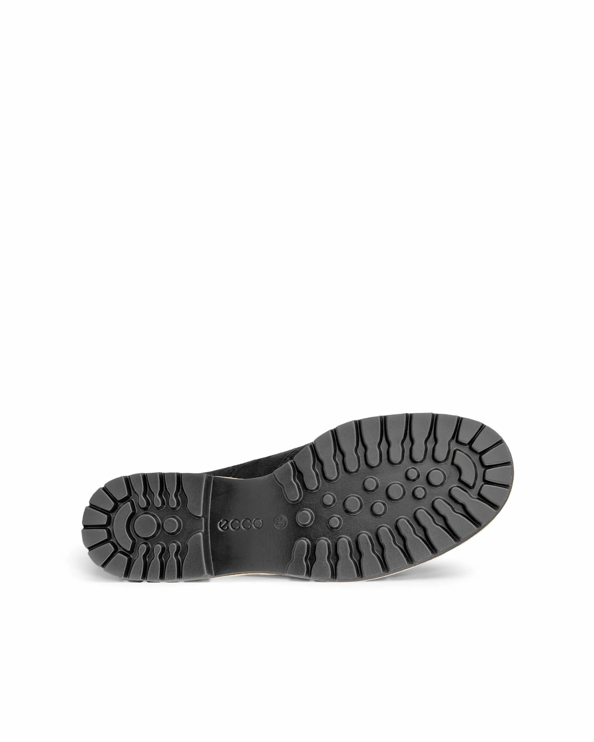 ECCO Elaina Oxford Flat damskie, Czarny, 37 EU