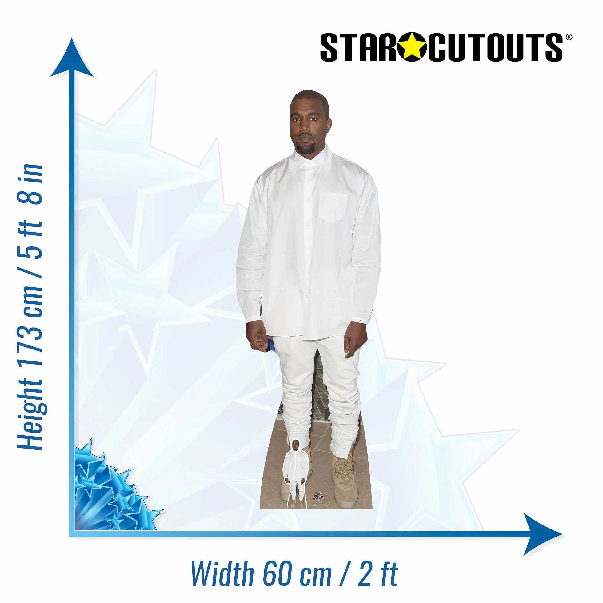 Star Cutouts Kanye West Kartonowa Postać 60 x 173 cm