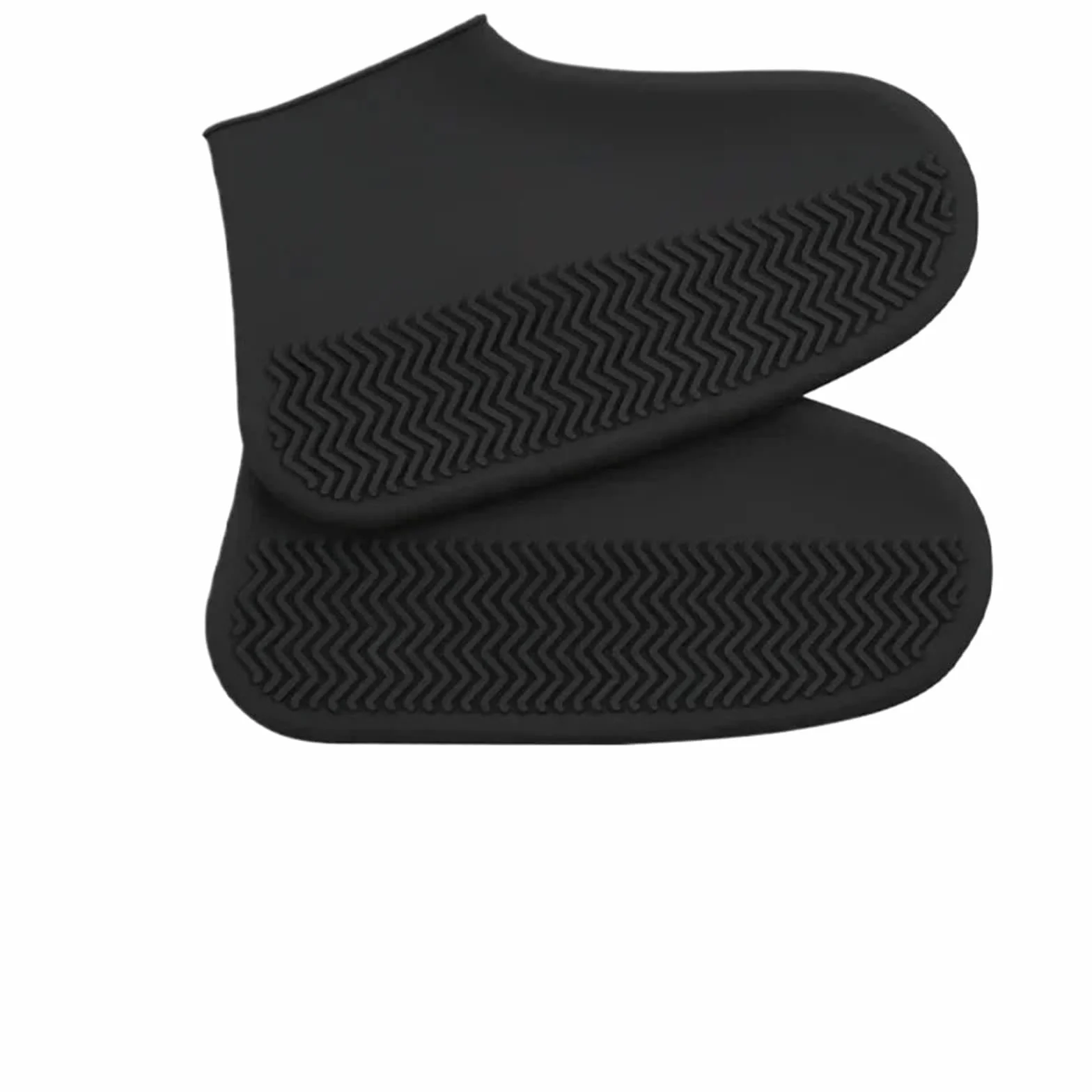 Wodoodporne ochraniacze na buty wielokrotnego użytku, wielokolorowe silikonowe ochraniacze na buty, różne rozmiary, opakowanie 5 (czarny, M)