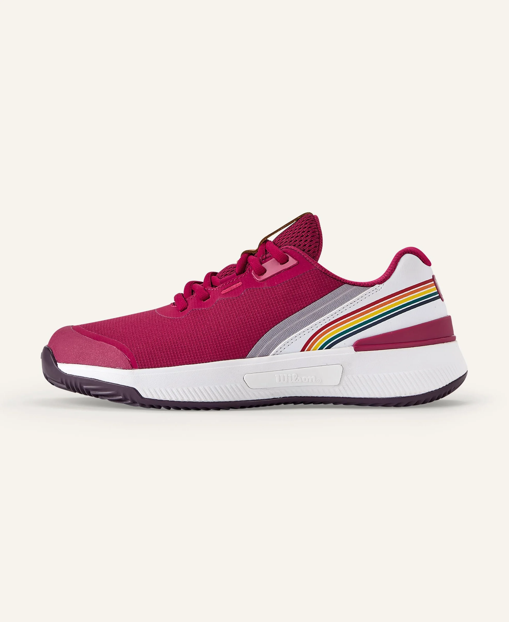 Wilson Damskie buty tenisowe Intrigue Pro Clay RgTennis, Beaujolais White Plum Perfect, 6.5 UK