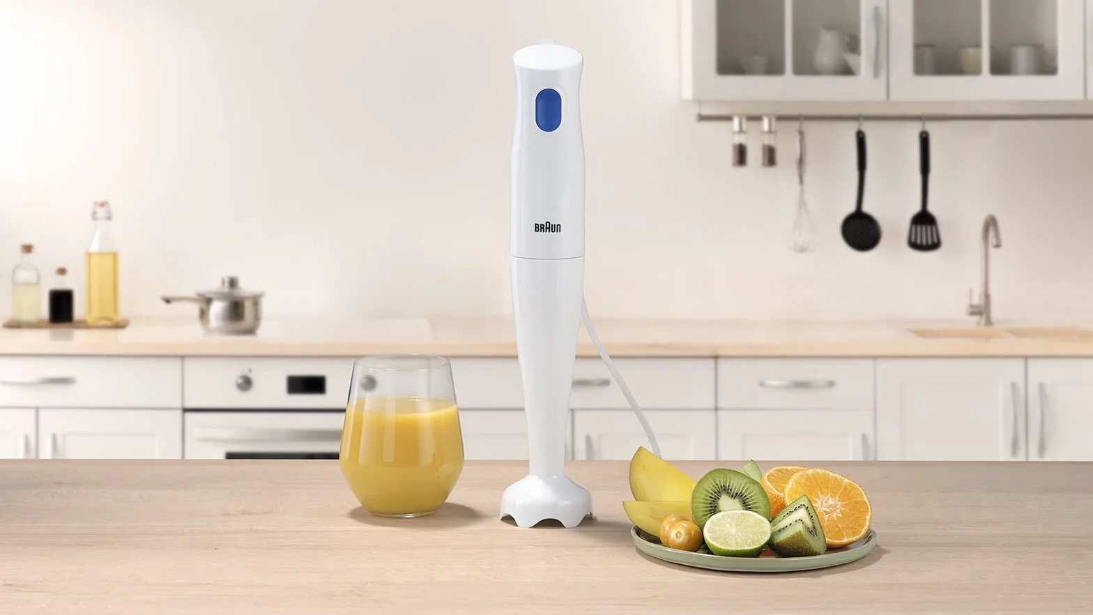 Braun Mikser Ręczny MQ10.000P MultiQuick 1 450 W Biały