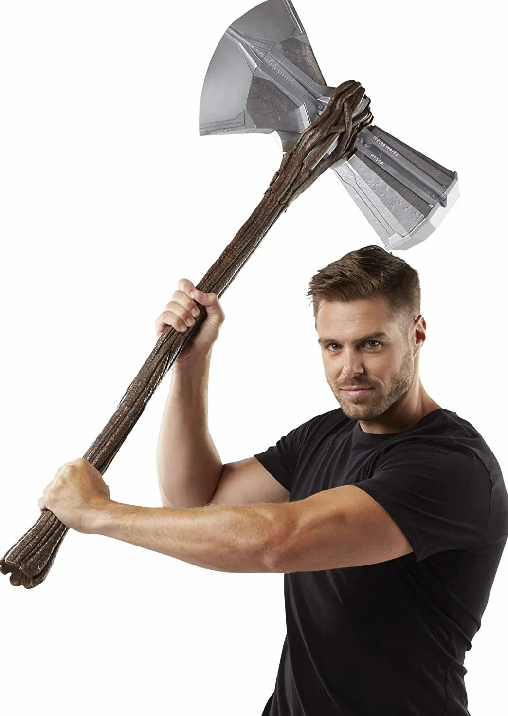 damdos Akcesoria na Halloween, młotek do cosplayu, rozmiar 1:1, pianka PU Stormbreaker Thor's Odinson Stormbreaker Topór miłość i grzmoty, młotek kolekcjonerski, fajny prezent urodzinowy