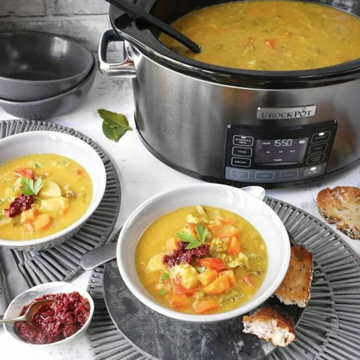 Crock-Pot Timeselect Wolnowar, Srebrny, 5.6 l