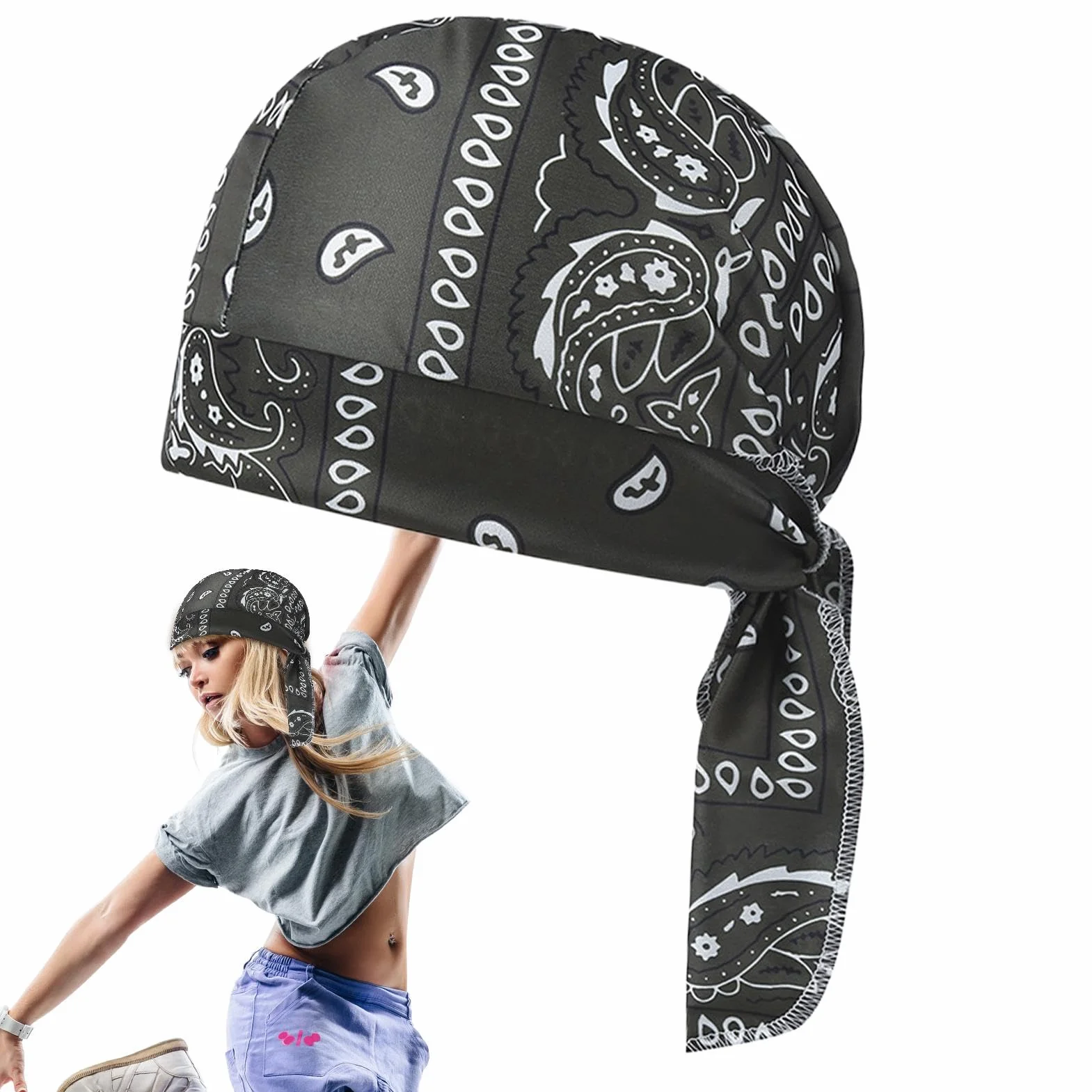 Czapka piracka dla kobiet 50-60 cm odporna na UV elastyczna