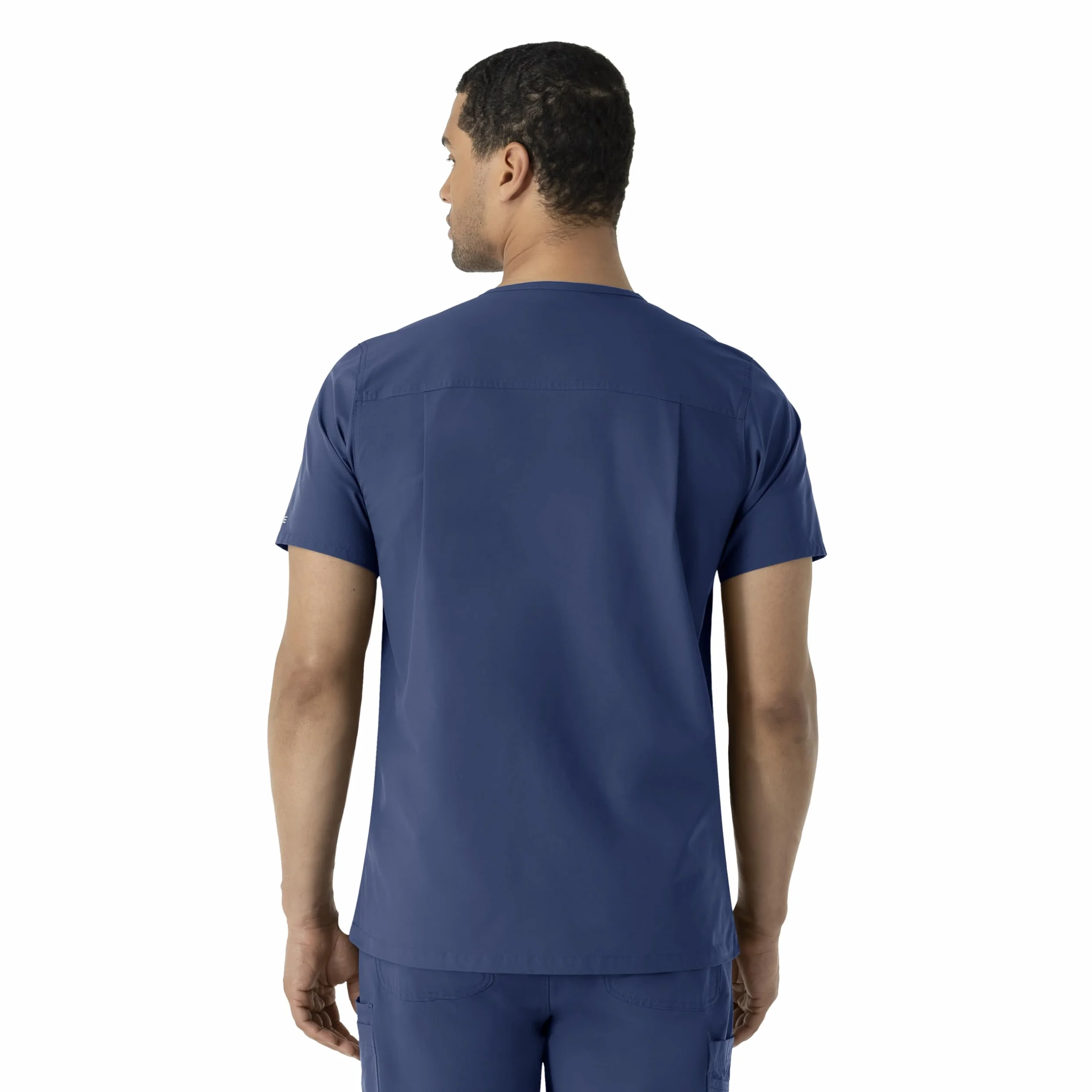Carhartt Scrubs C16113 Force® Modern Fit V-Neck Top - Medium Regular - Navy