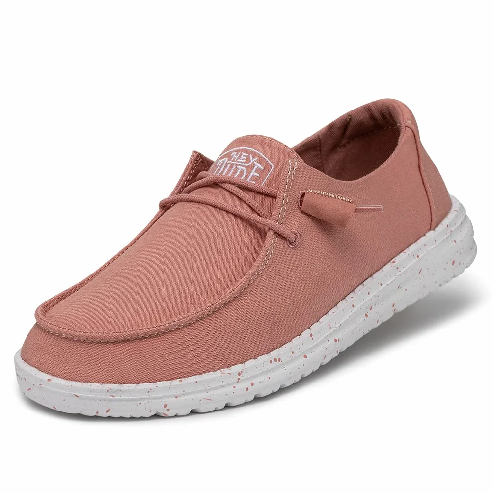 HEYDUDE Kobiety Wendy Slub CanvasMoc Toe Shoes