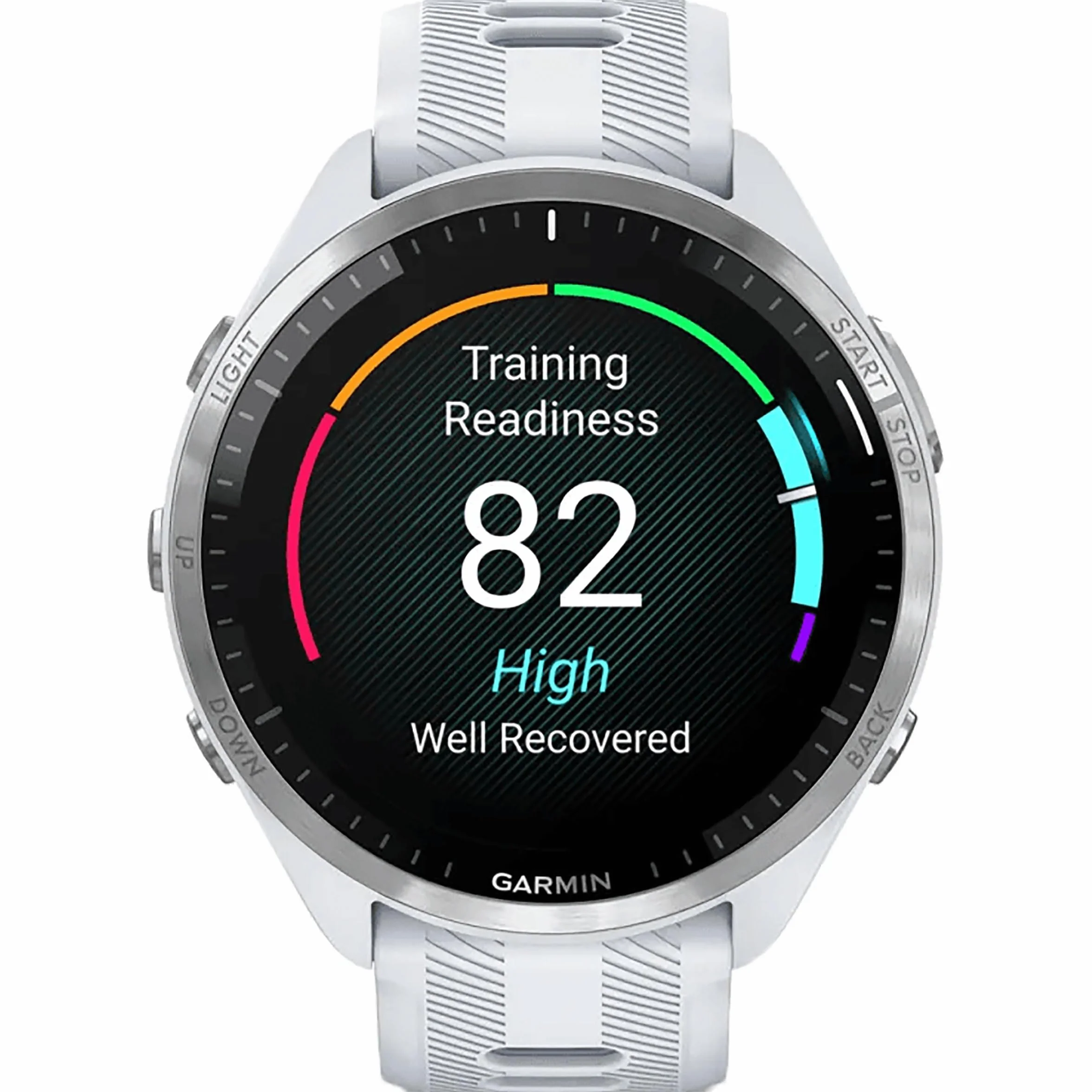 Garmin Forerunner 965 Smartwatch kwarcowy, unisex, biały kamień, pudrowy szary